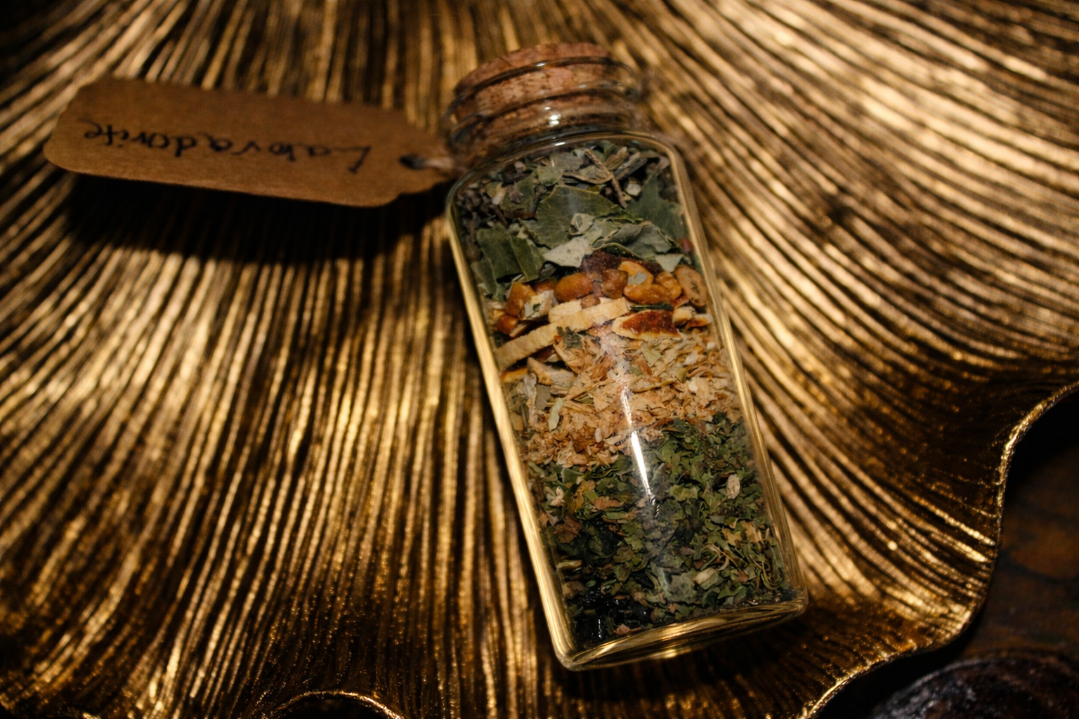 Labradorite Botanical Crystal Bottle (30 mL)