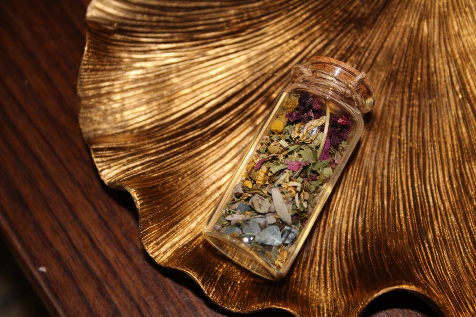 Aquamarine Intention Bottle