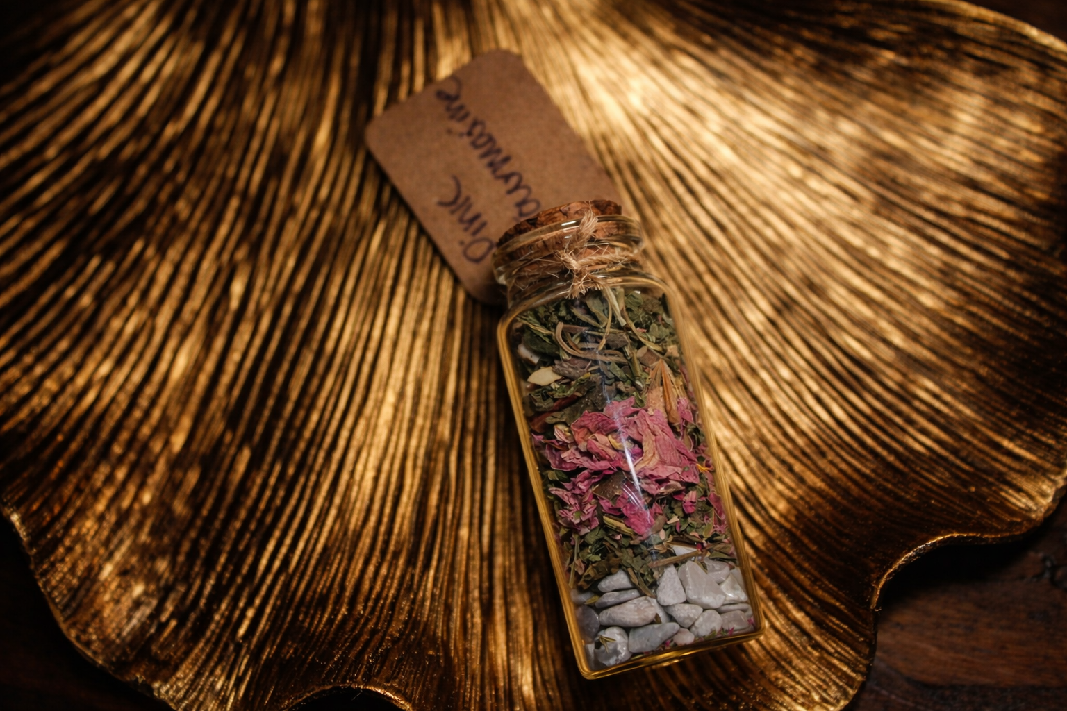 Pink Tourmaline Botanical Bottle