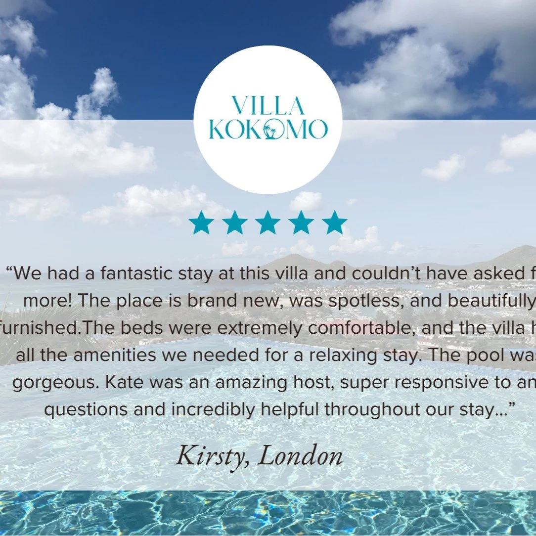 Villa Kokomo is feeling the ❤️ love ❤️ today!

⭐️⭐️⭐️⭐️⭐️ 
It's always our pleasure hosting at Villa Kokomo. We have been lucky to have the most wonderful guests. 
⭐️⭐️⭐️⭐️⭐️

Make your stay a 5 star one! Booking for Spring break, or take advantage o