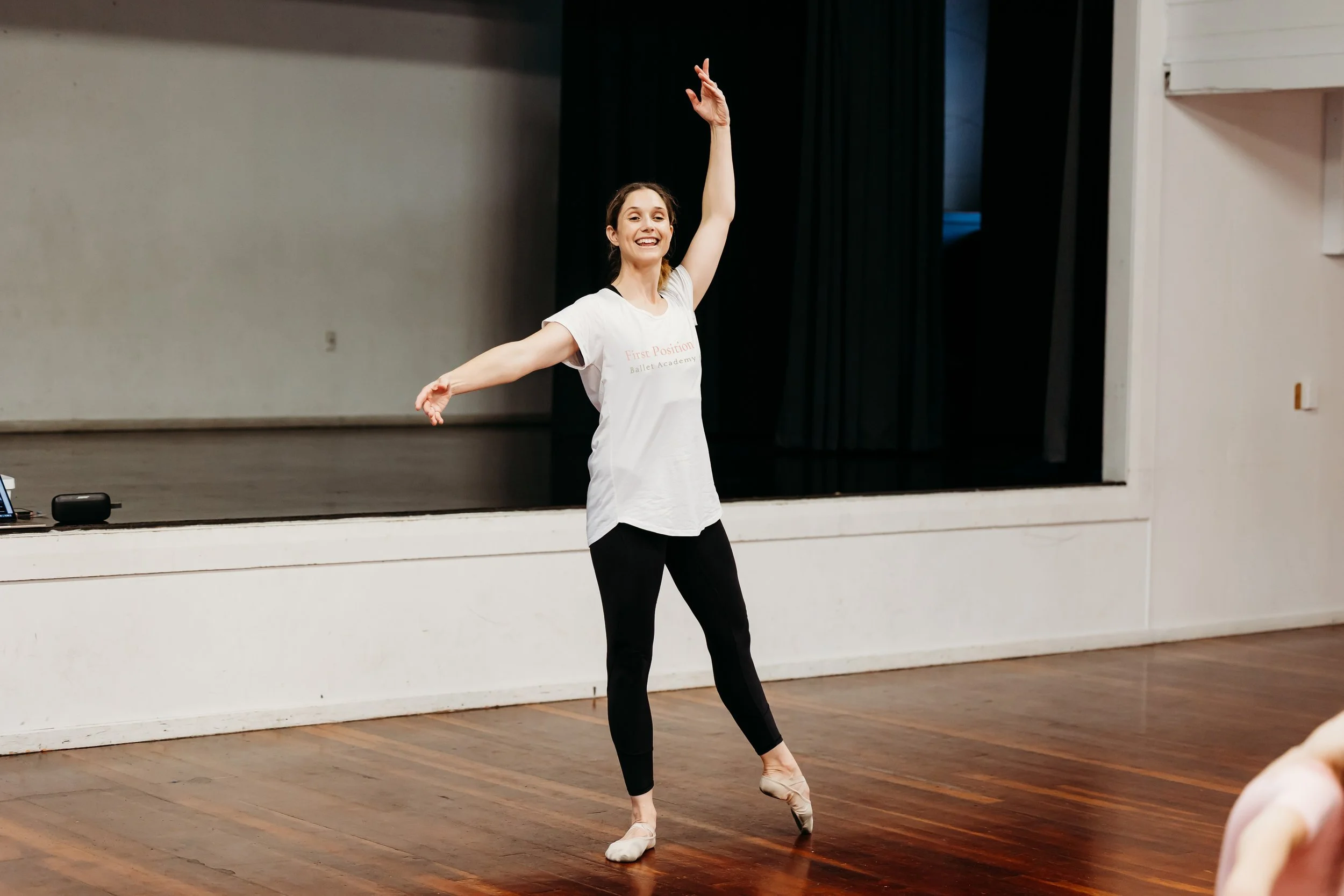 Jessica Opacic First Position Ballet Academy Director in action