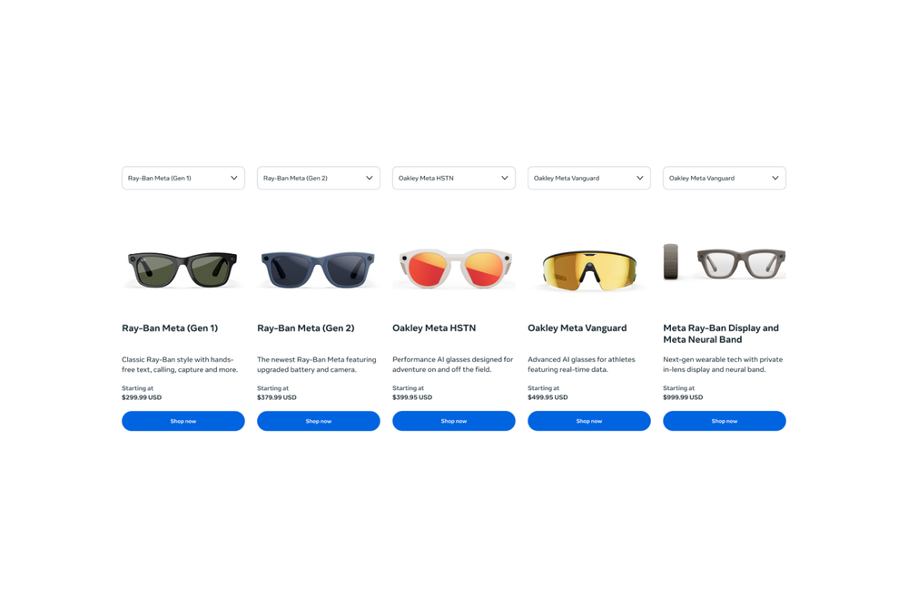 Compare AI glasses