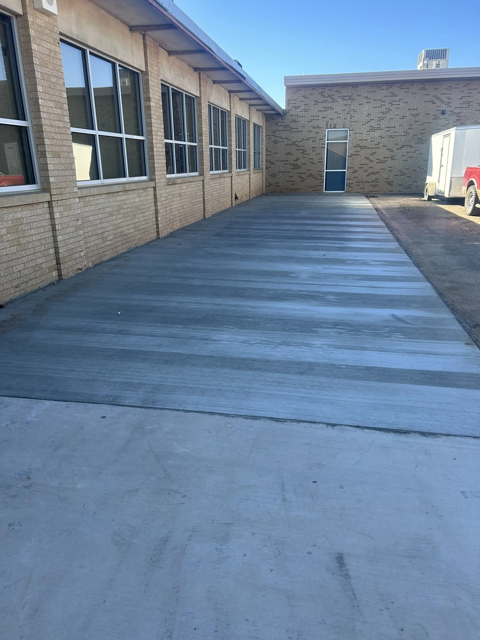 Custom concrete flatwork and finishing services in Lubbock, TX.
