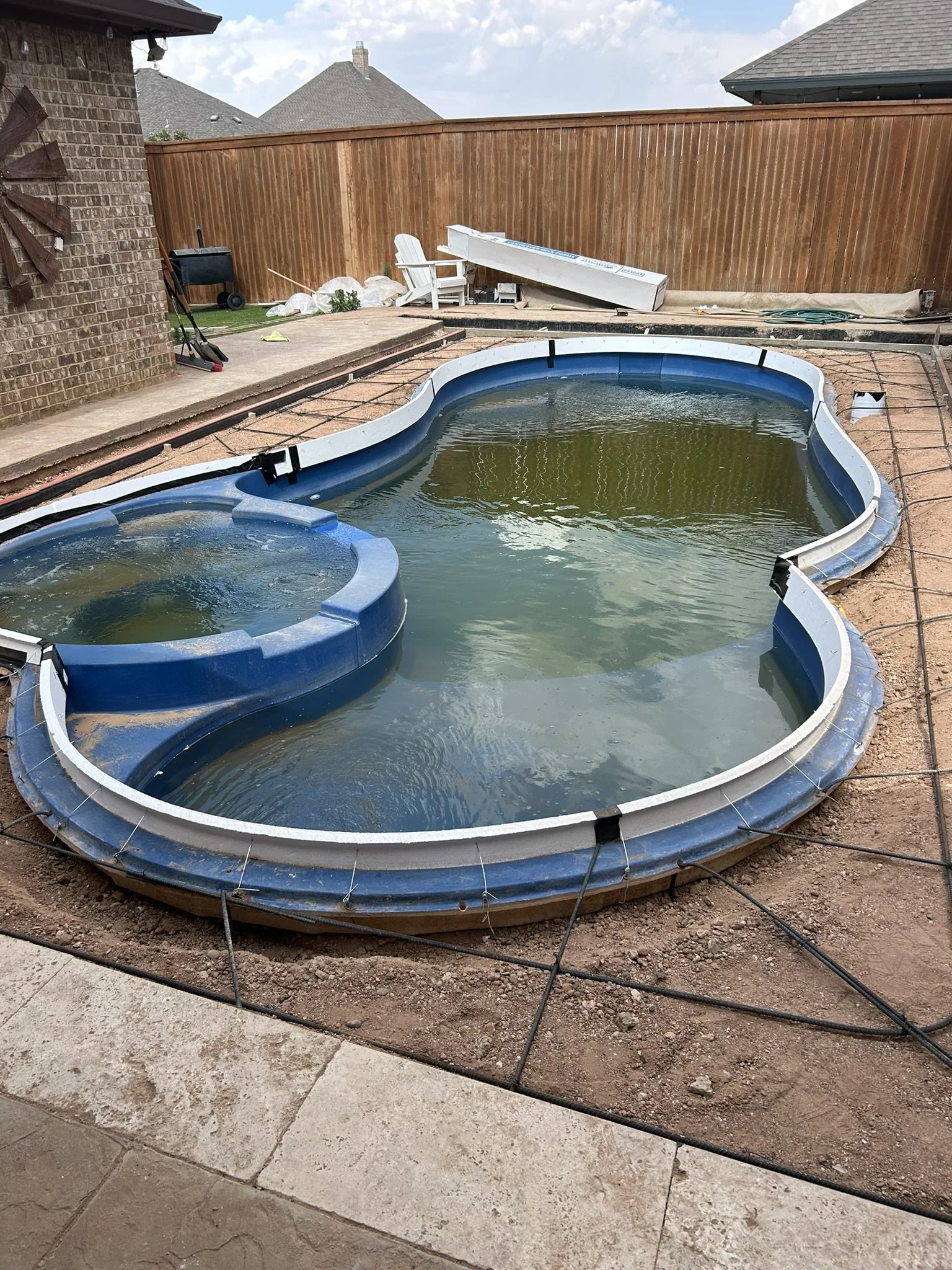 Professional pool removal and backyard land leveling services in Lubbock.