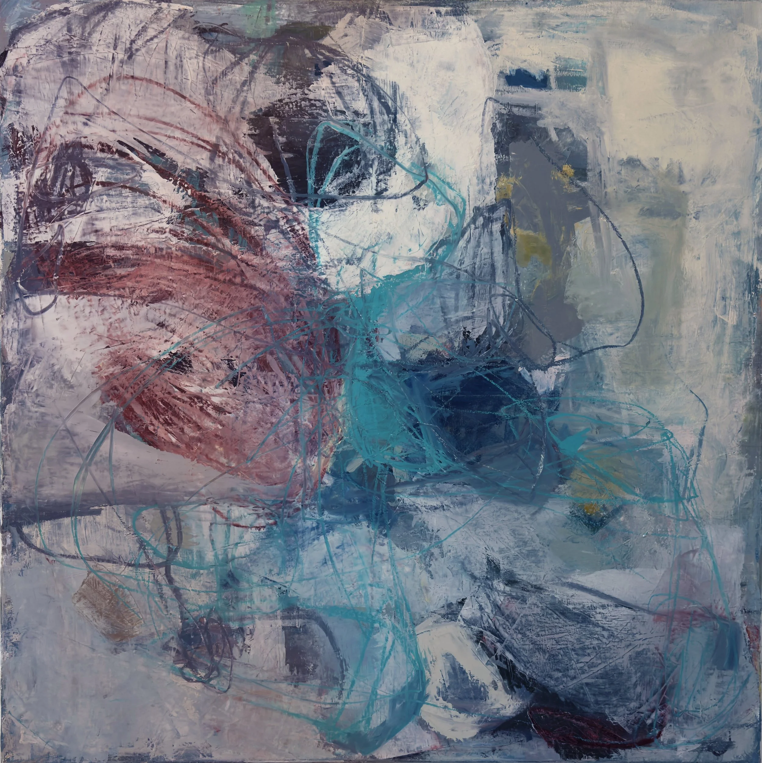 MIDTOWN TUNNEL : oil on canvas (AA x BB)