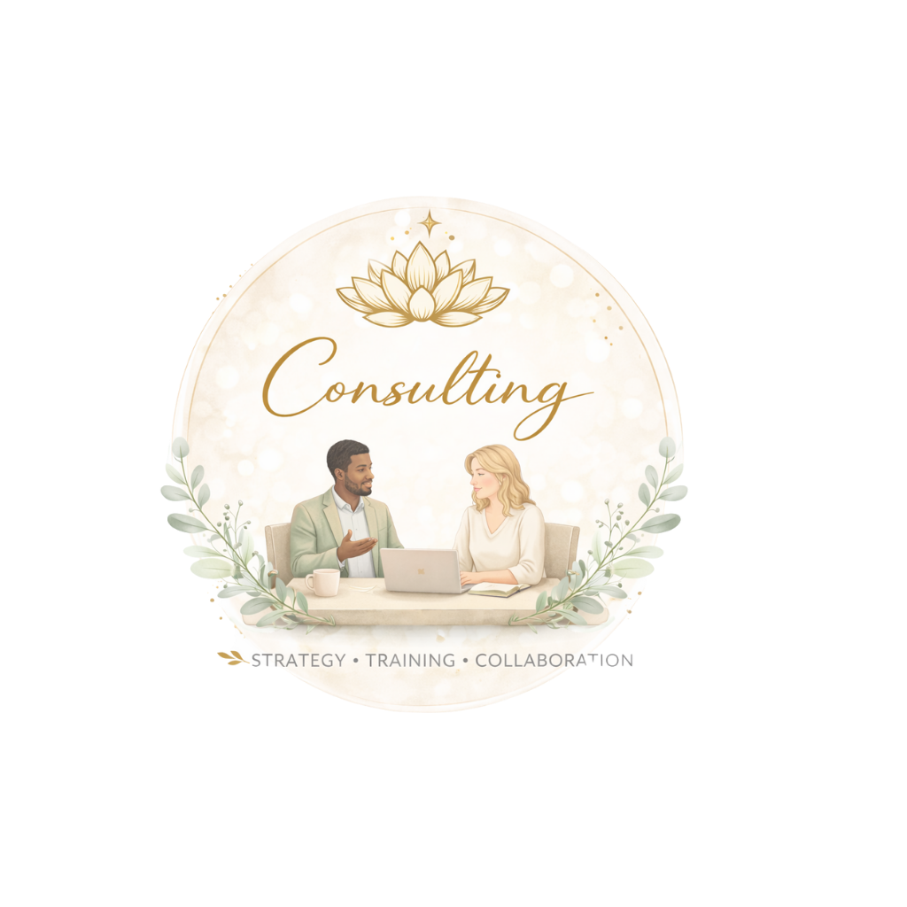 View of two people standing outside on a tiled sidewalk with the words "Passion Led Us Here" written on the ground between them. One person is wearing metallic shoes, and the other is wearing blue sneakers.