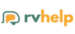 RV Help logo with stylized RV icon and text 'rv help'