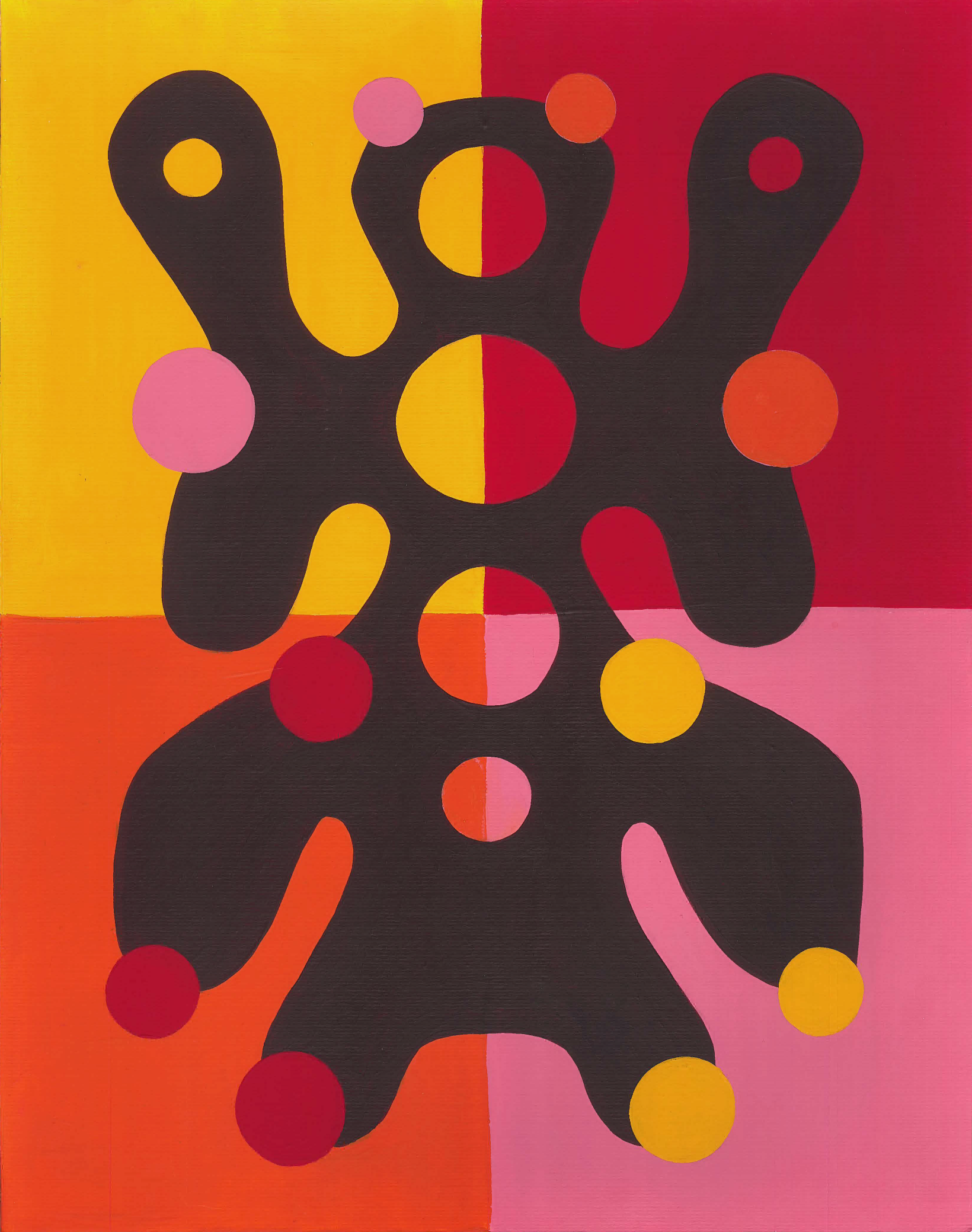 Form #12, Original Painting on Paper