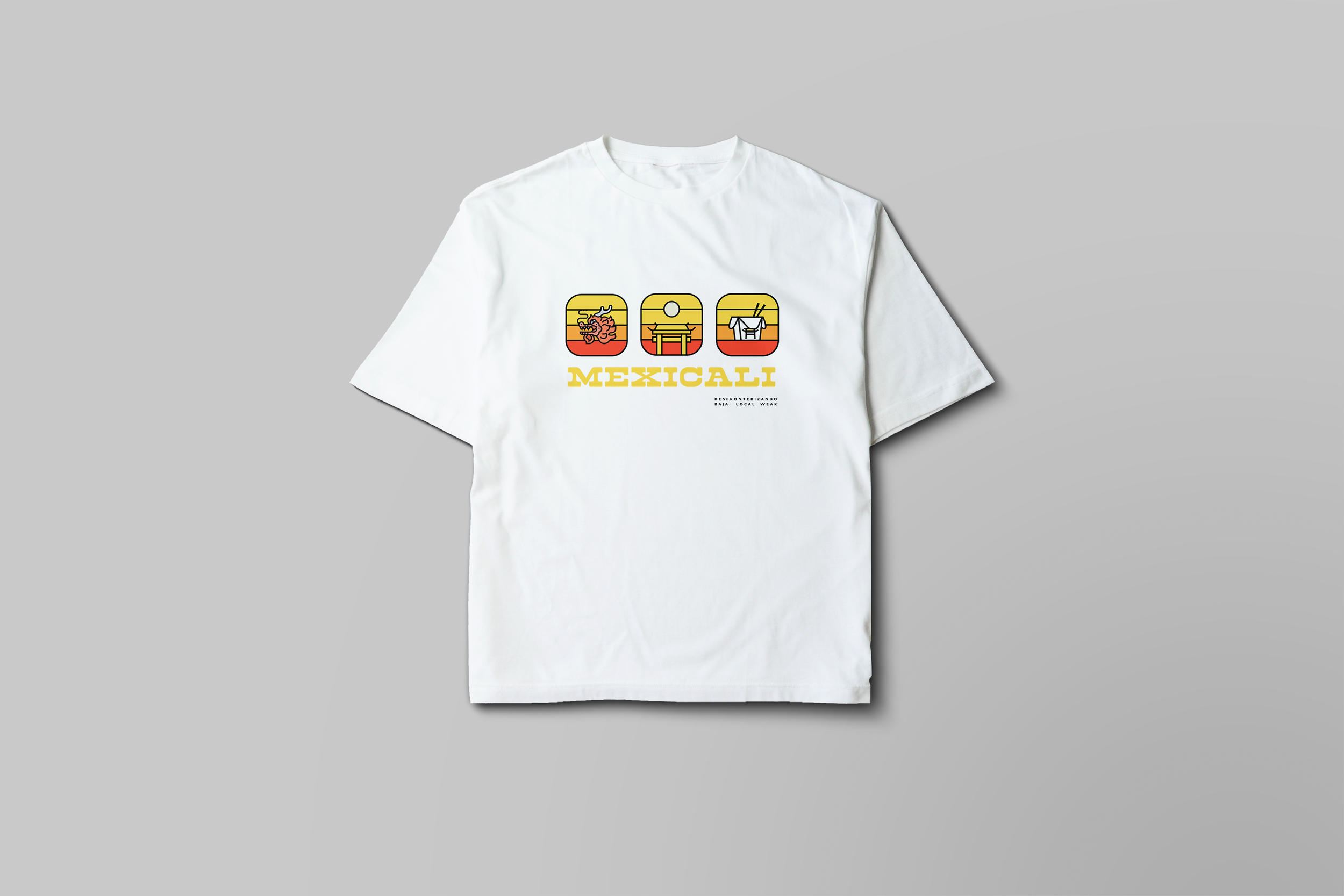 Playera iconos Mexicali
