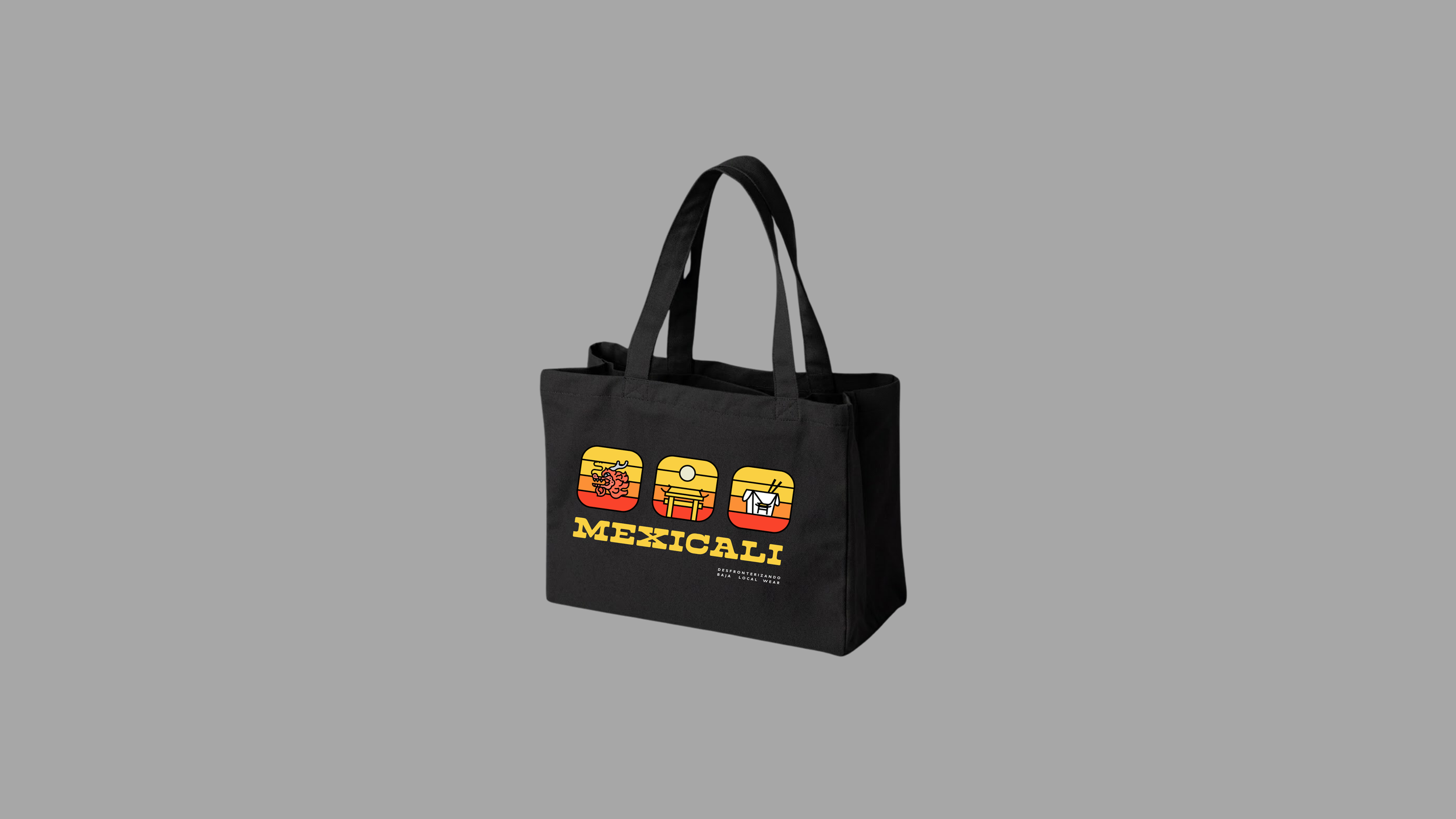 Tote bag iconos Mexicali