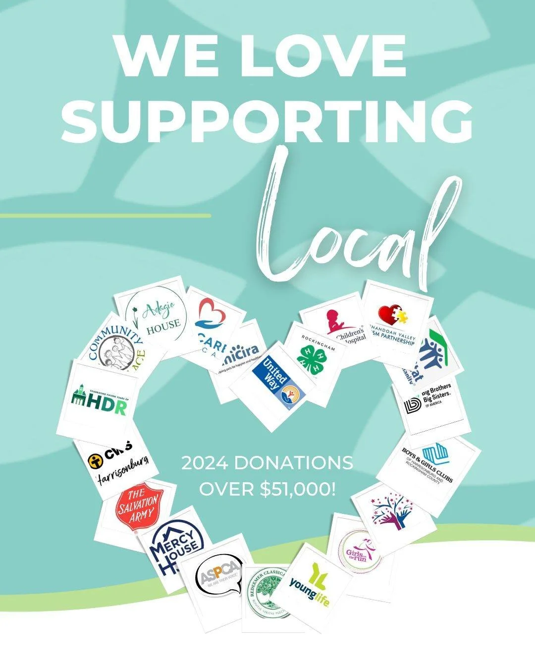 Giving back to the community we serve has always been at the heart of what we do, and this year we are incredibly proud to share that we donated over $4,000 through the Great Community Give 💙

The Great Community Give is a powerful, community-wide d