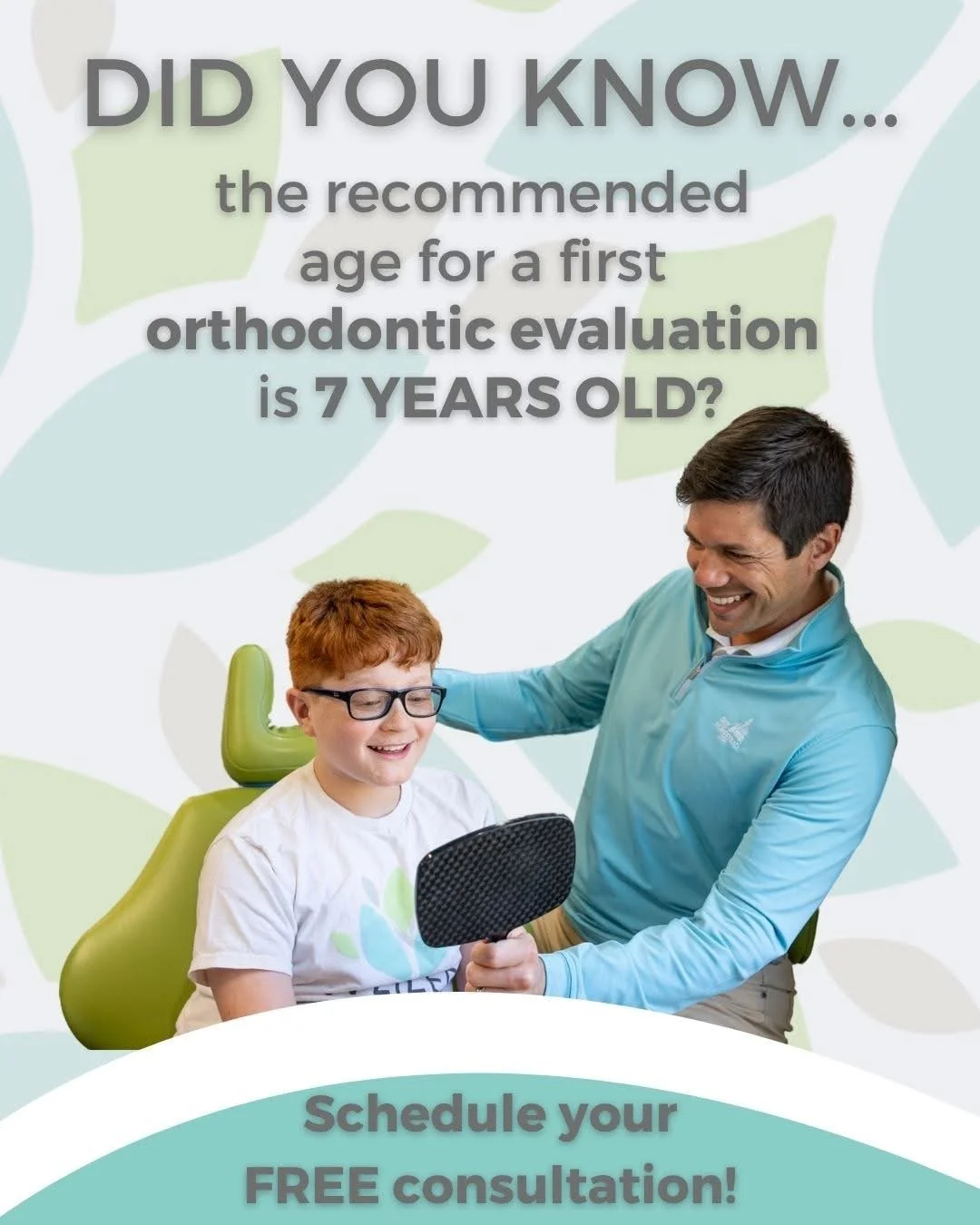 Did you know age 7 is the magic number for a child&rsquo;s first orthodontic consultation? Early evaluations help us catch potential issues before they become bigger problems. And the best part? Our consultations are completely FREE! 🦷