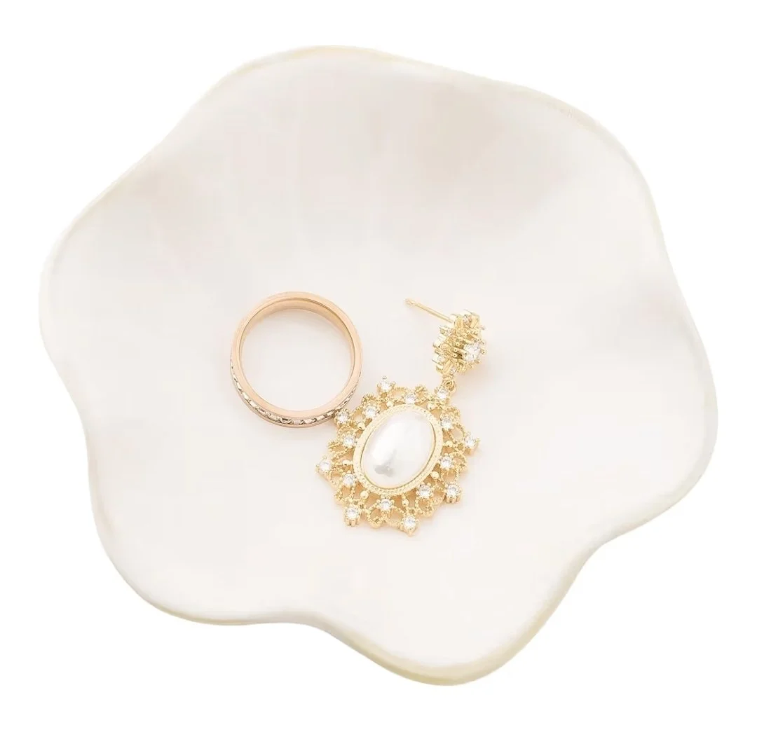 Pearl White Jewelry Dish