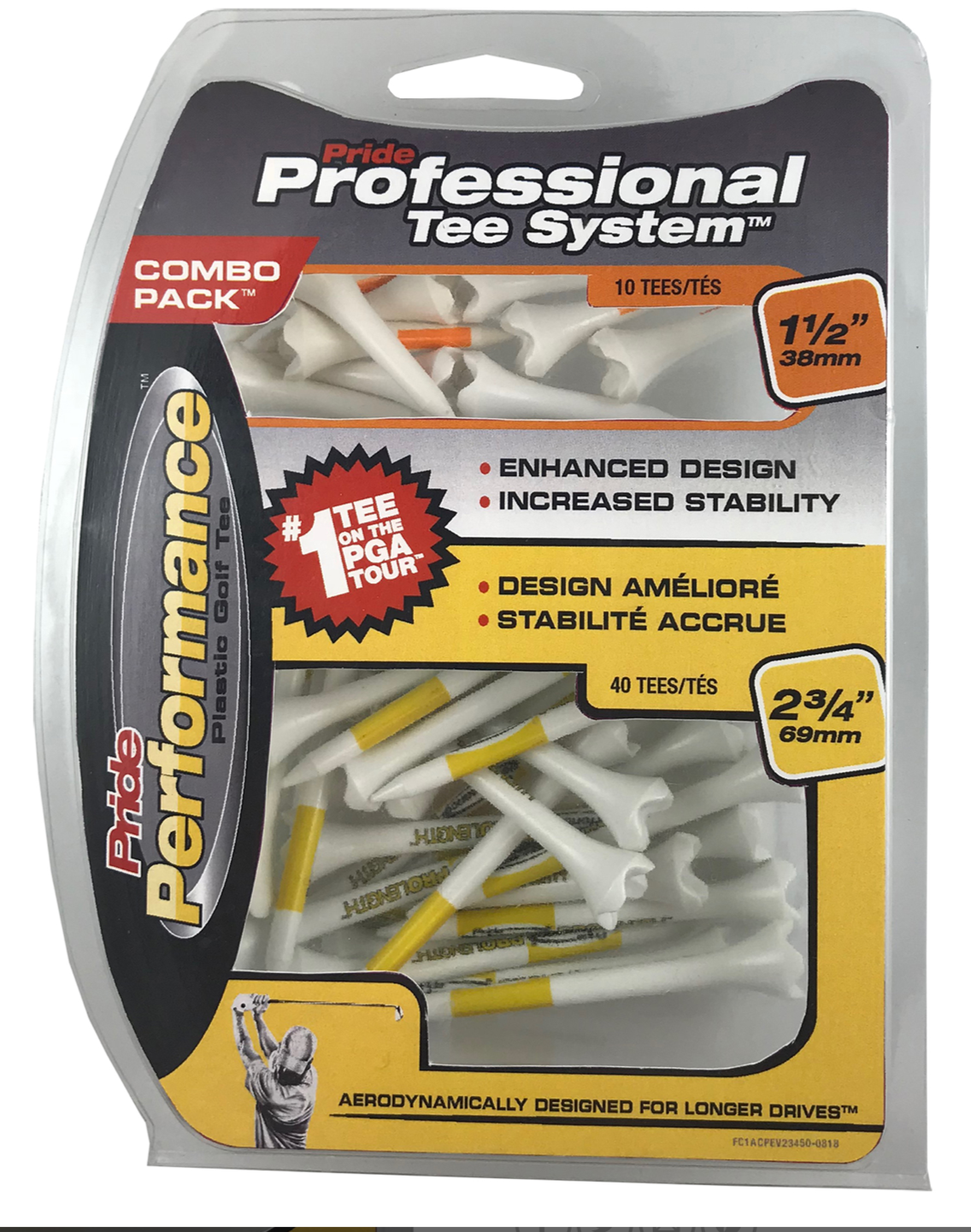 Pride Professional Tee System- Combo Pack Plastic