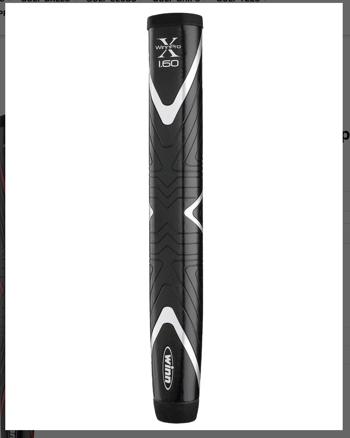 WinnPro X Putter Grips - Black 1.60.png