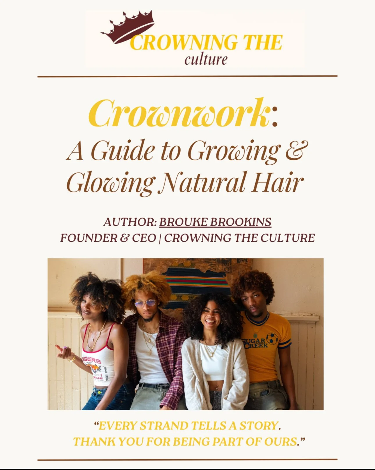 Crownwork: A Guide to Growing & Glowing Natural Hair