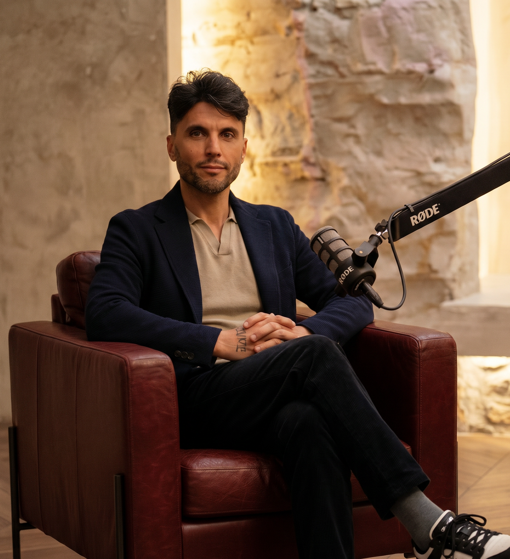 Intervista podcast online per imprenditori registrata in video call con Voci di Imprese