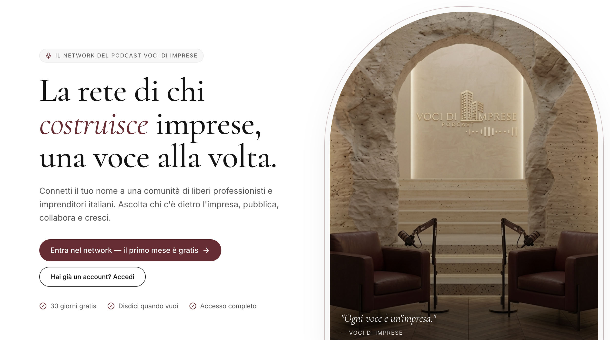 Voci di Imprese - network