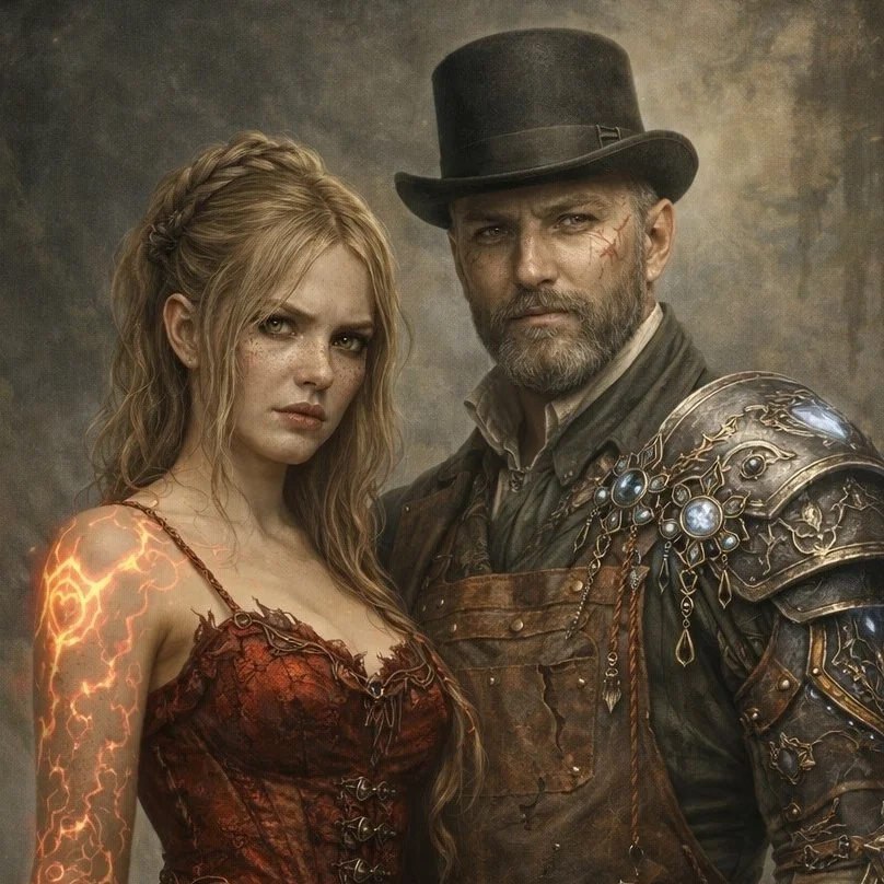 Victoria, the Ember-Warden and Master Wesley Hartwell