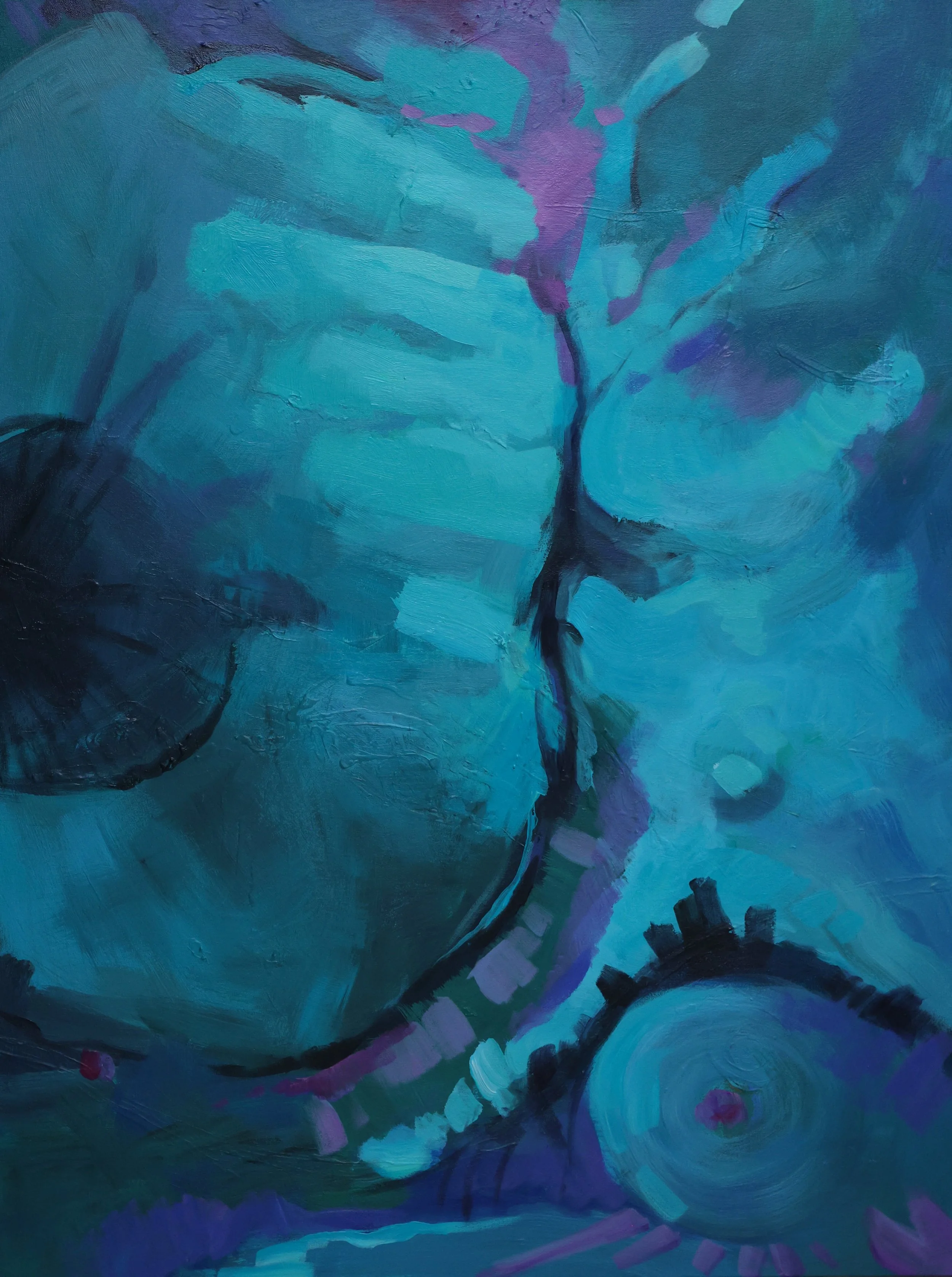 World of Mirage    |   
36 × 48 in    |   
Acrylic on canvas    |   
2024