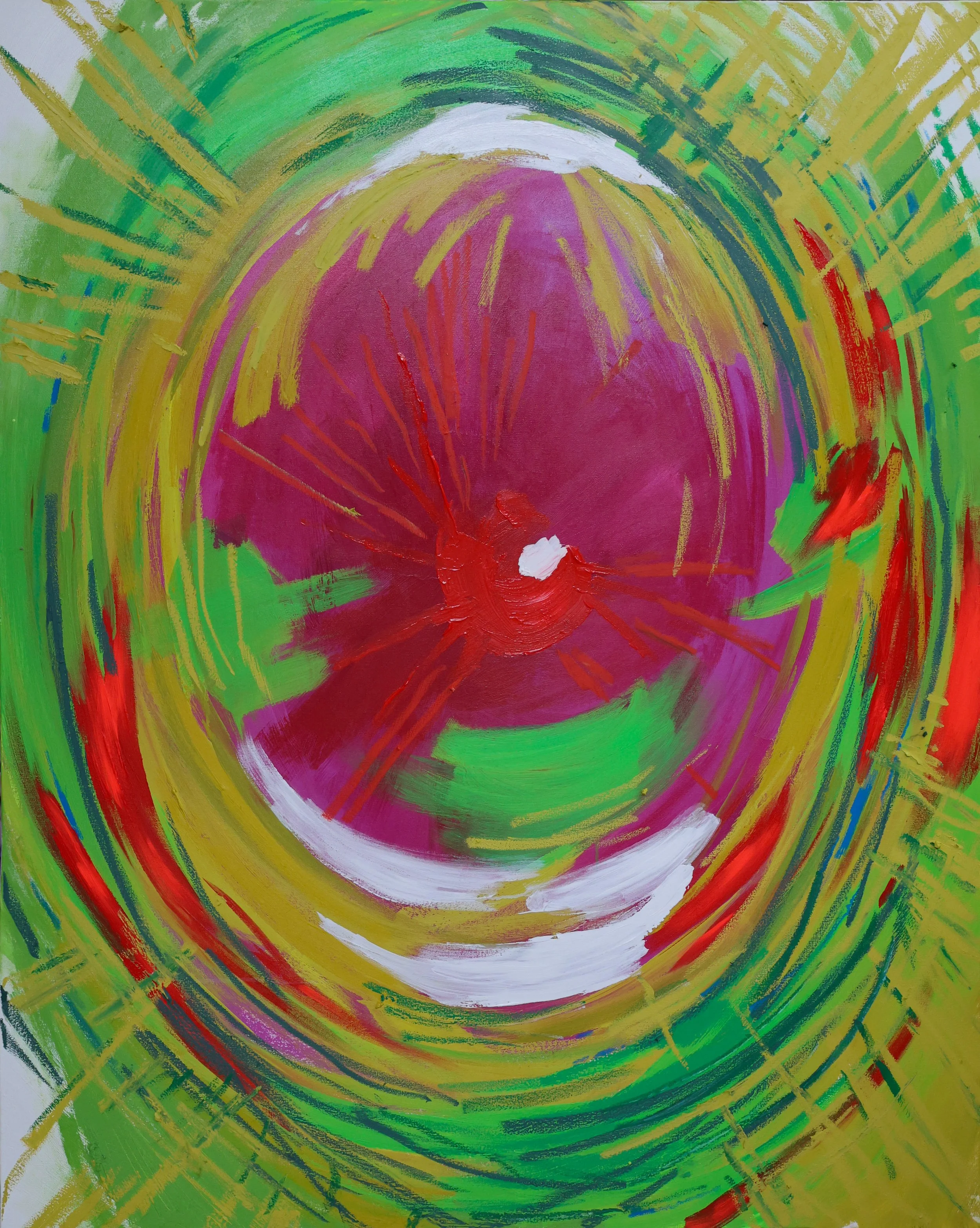 Heartscape    |   
48 × 60 in    |   
Acrylic and oil pastels on canvas    |   
2024