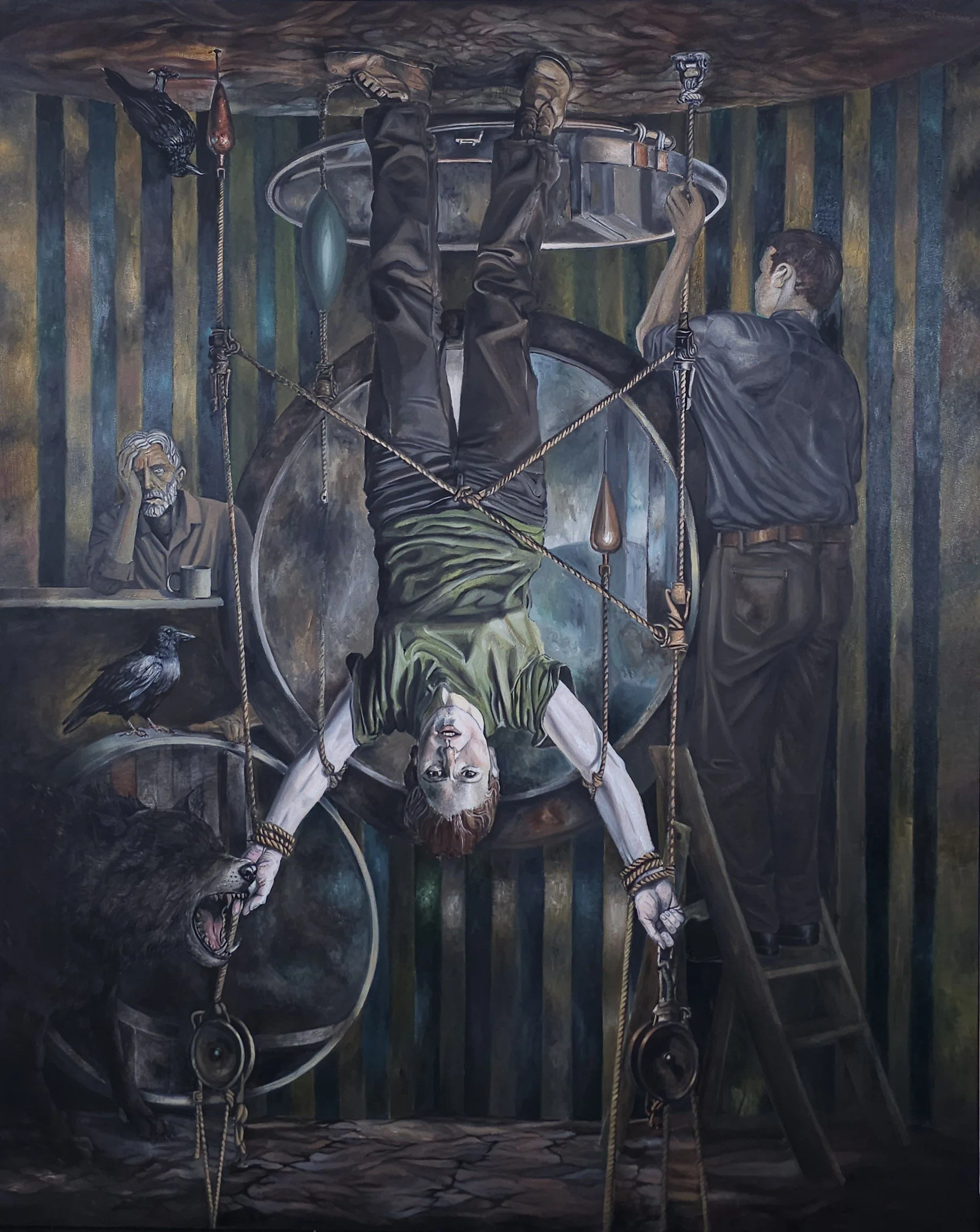 Orientation is a Privilege
Oil on canvas
2026
48" x 60"