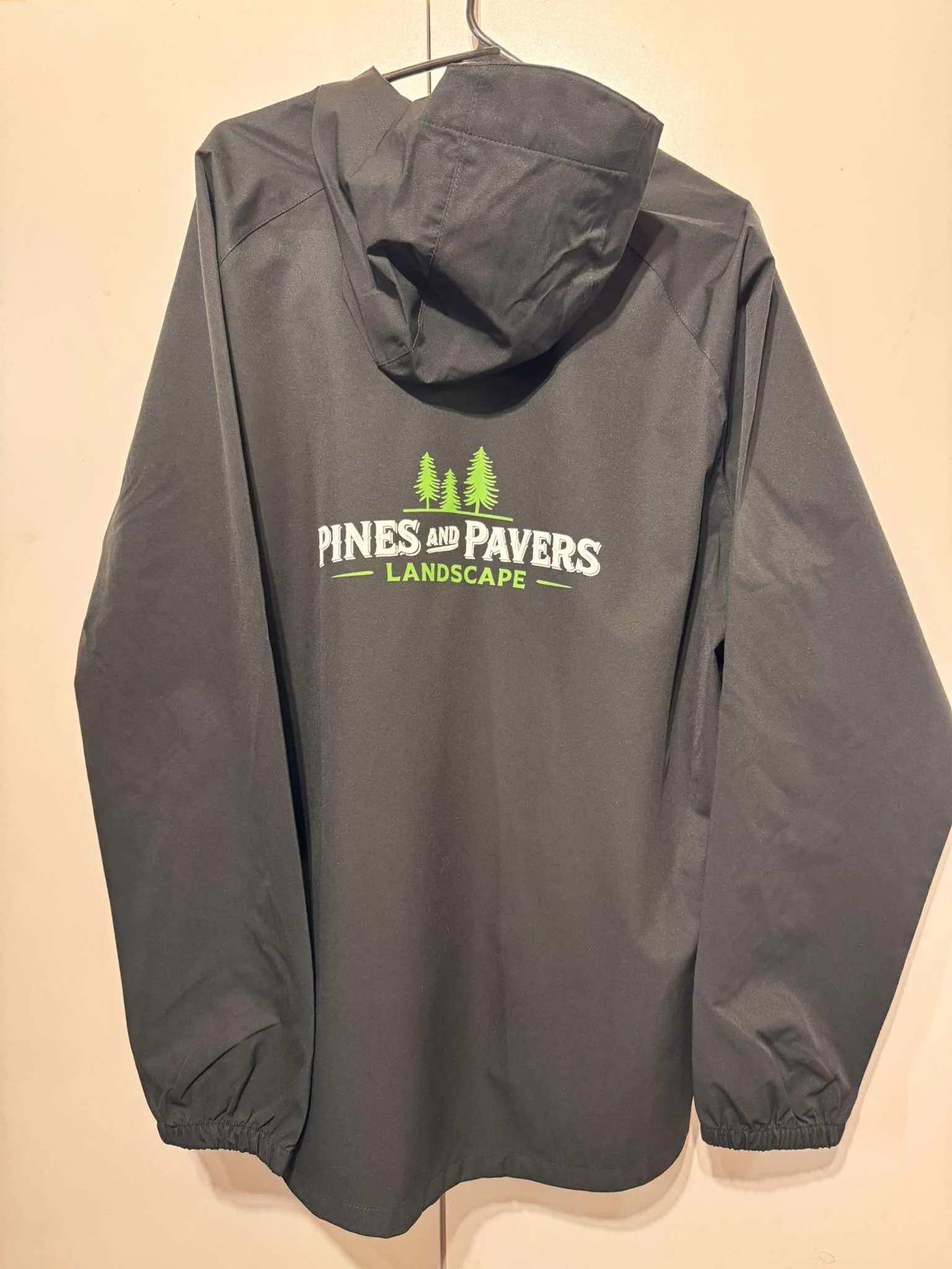 Rain Jacket with logo for local business