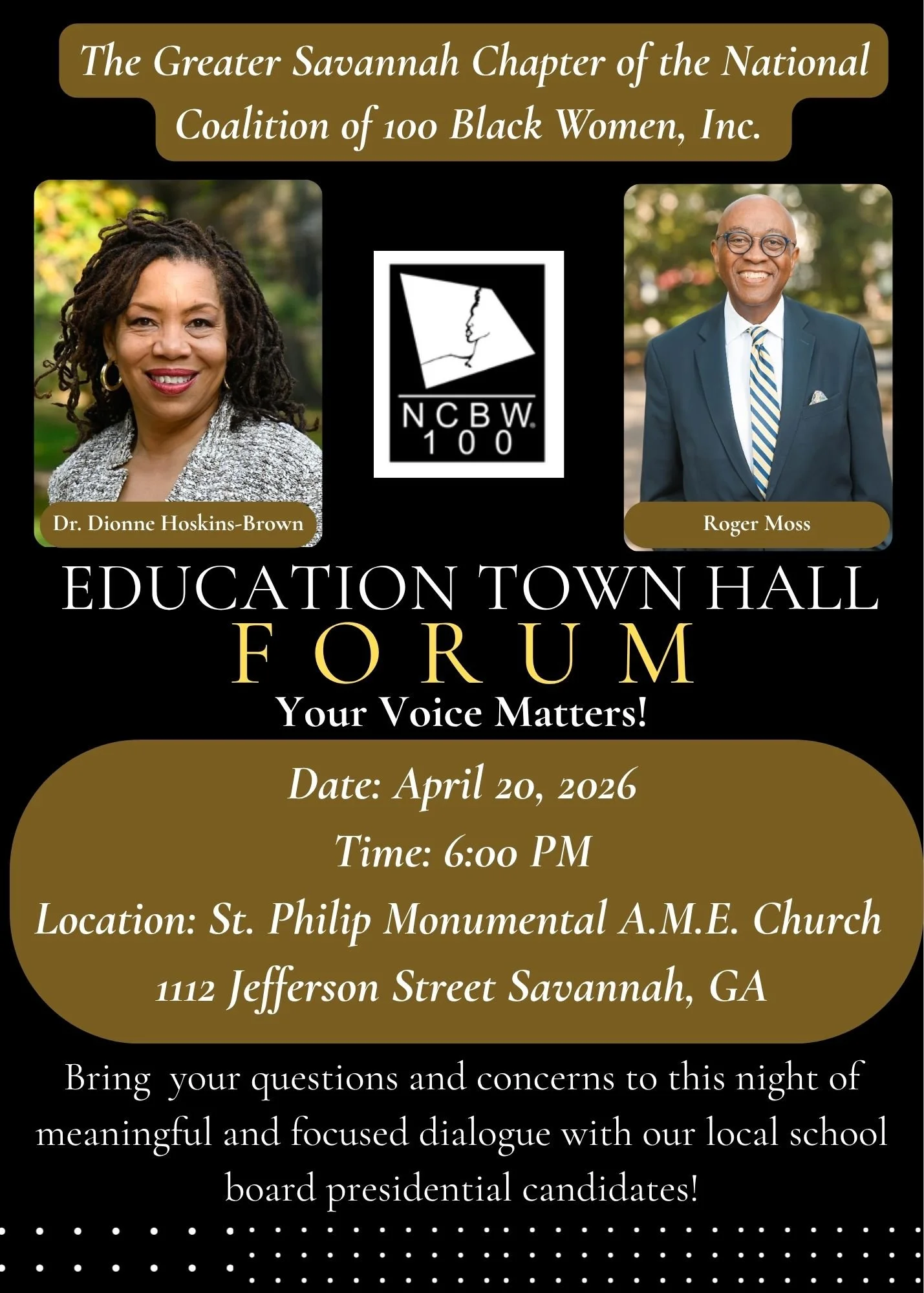 Education Town Hall Forum