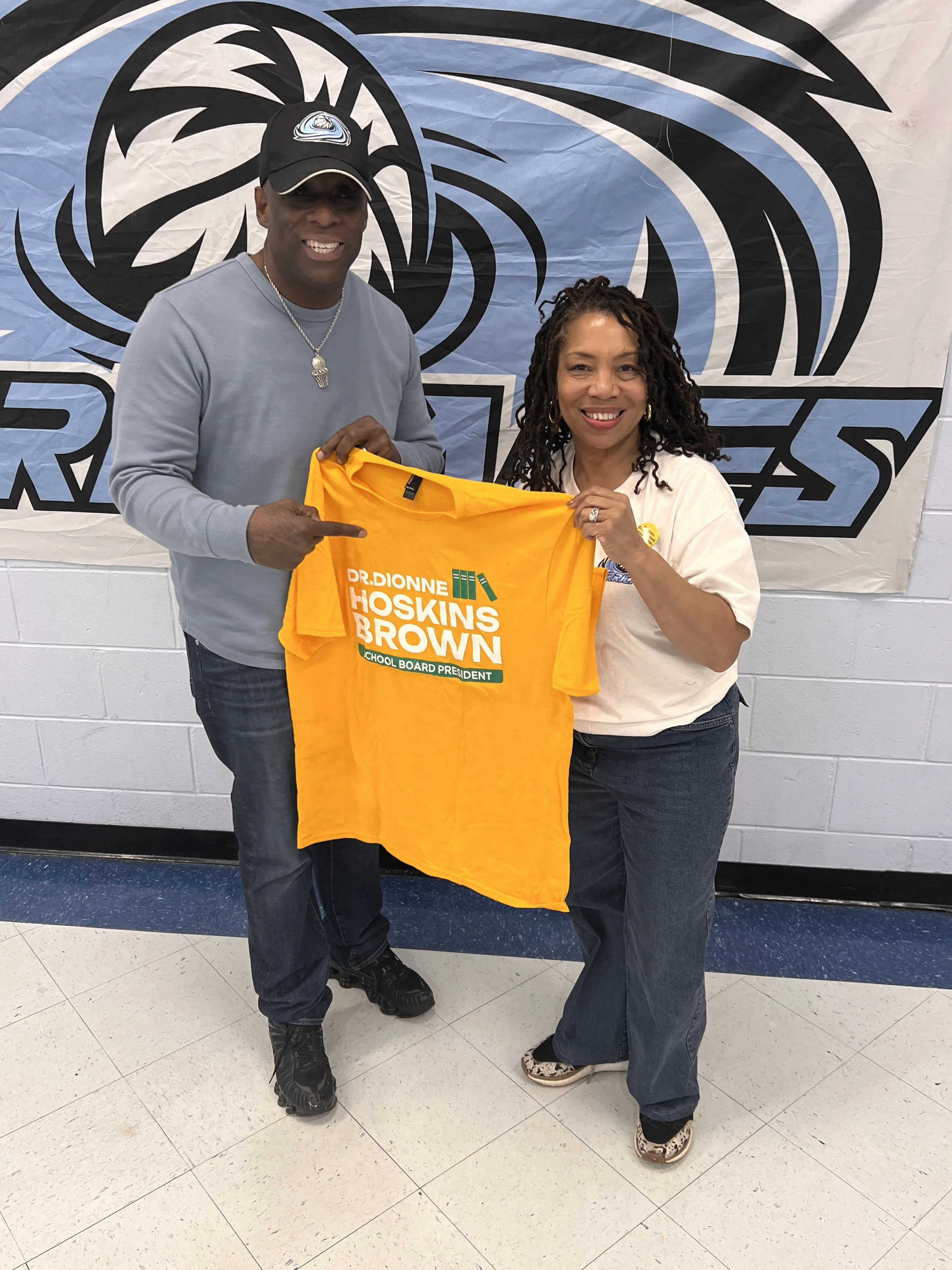 Candidate for SCCPSS School Board President Dr. Dionne Hoskins Brown endorsed by Lindsey Streeter - Savannah Hurricanes