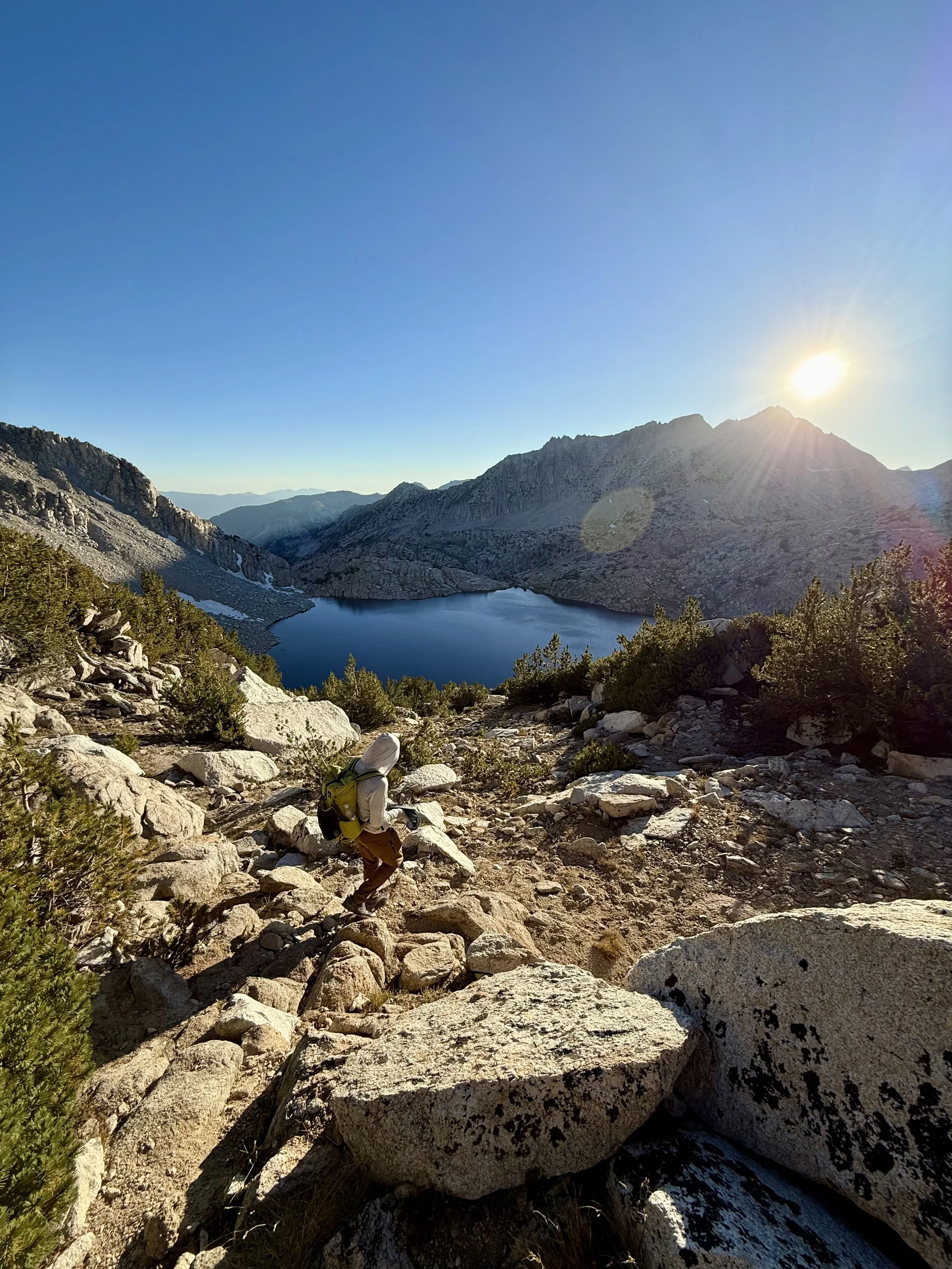 Bighorn Pass & Rosy Finch Lake