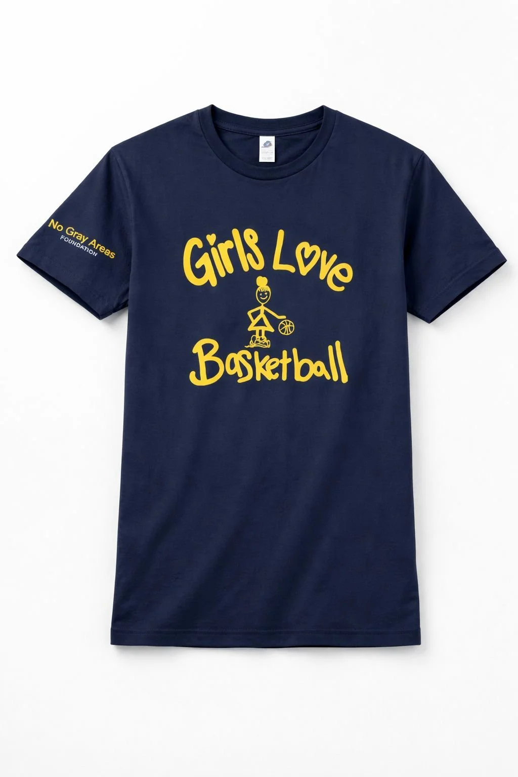 Girls Love Basketball x No Gray Areas T-shirt