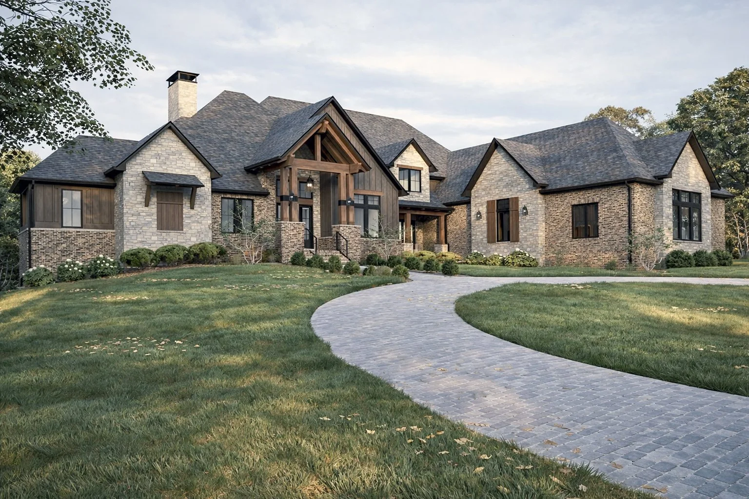Custom Home Front Porch and Entry.jpg
