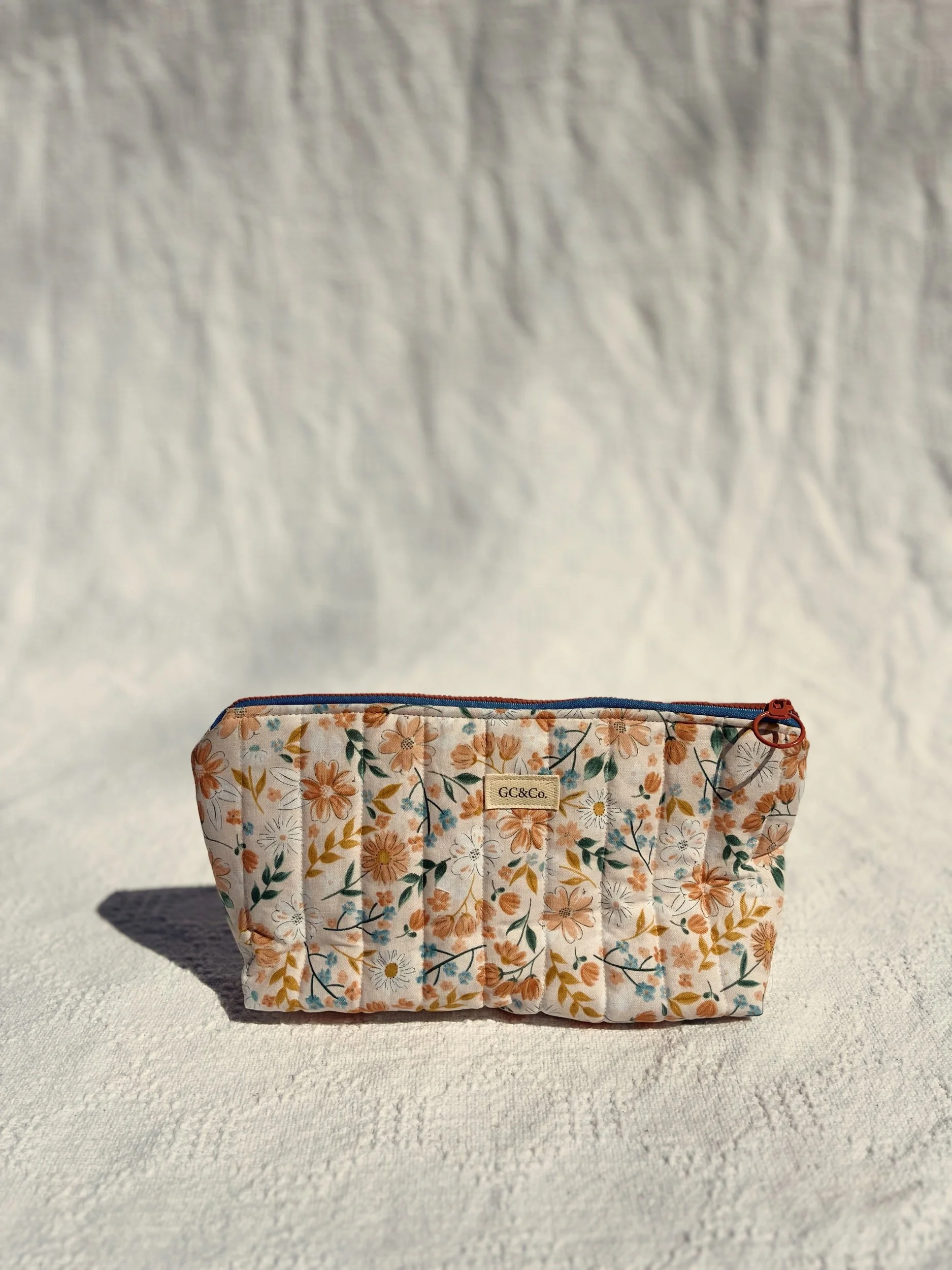 Golden Garden Cosmetic Pouch