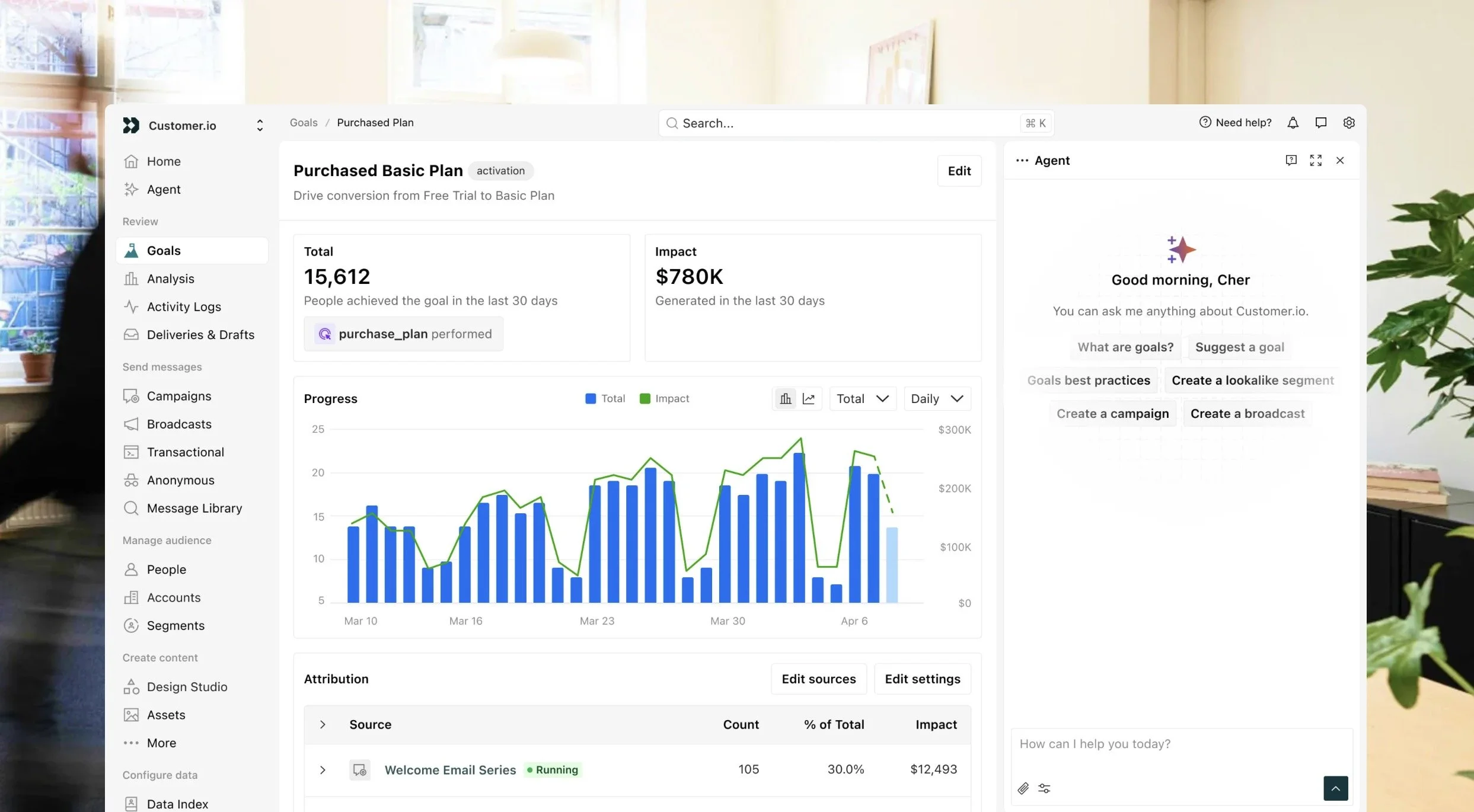 The dashboard overhaul brought in new data visualizations, as well as integrated Agent flows. 