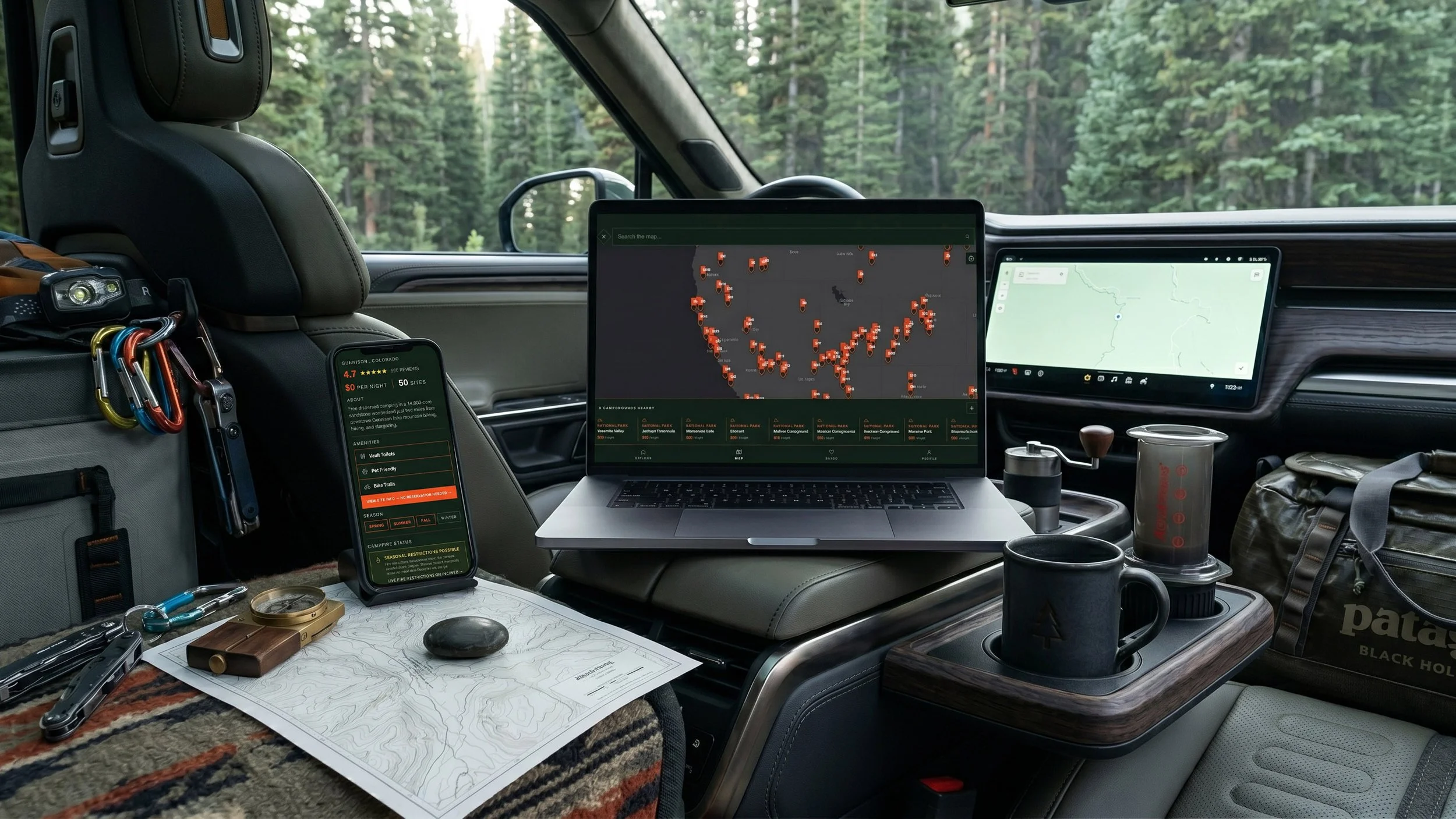 With offline maps, you can find your site anywhere. 