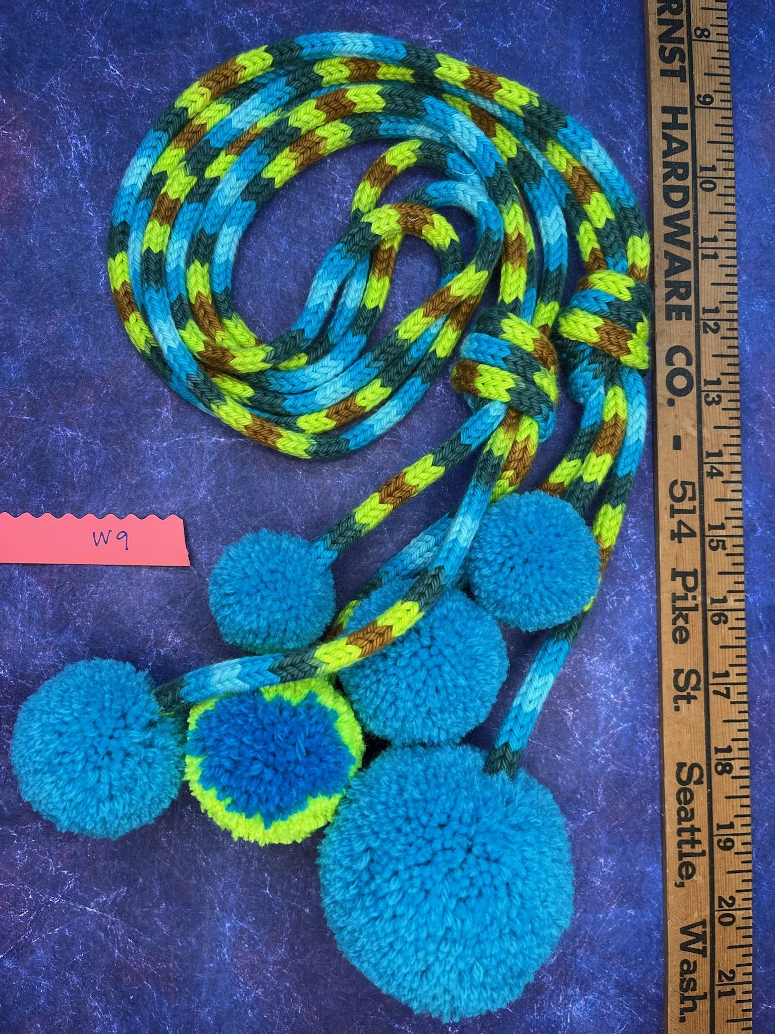 Nothing to do with taxes pompom scarf W9