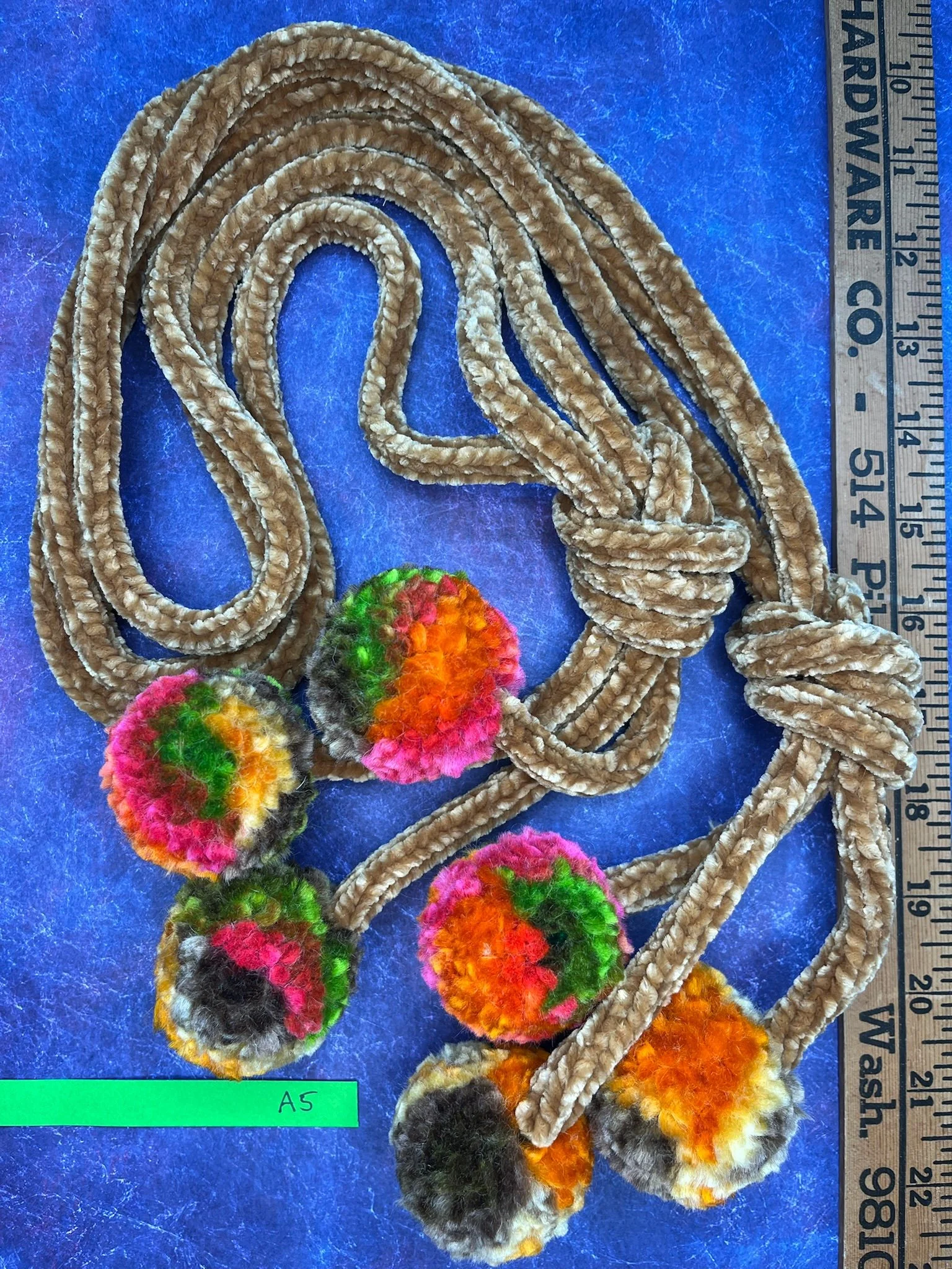 softest pompom scarf A5