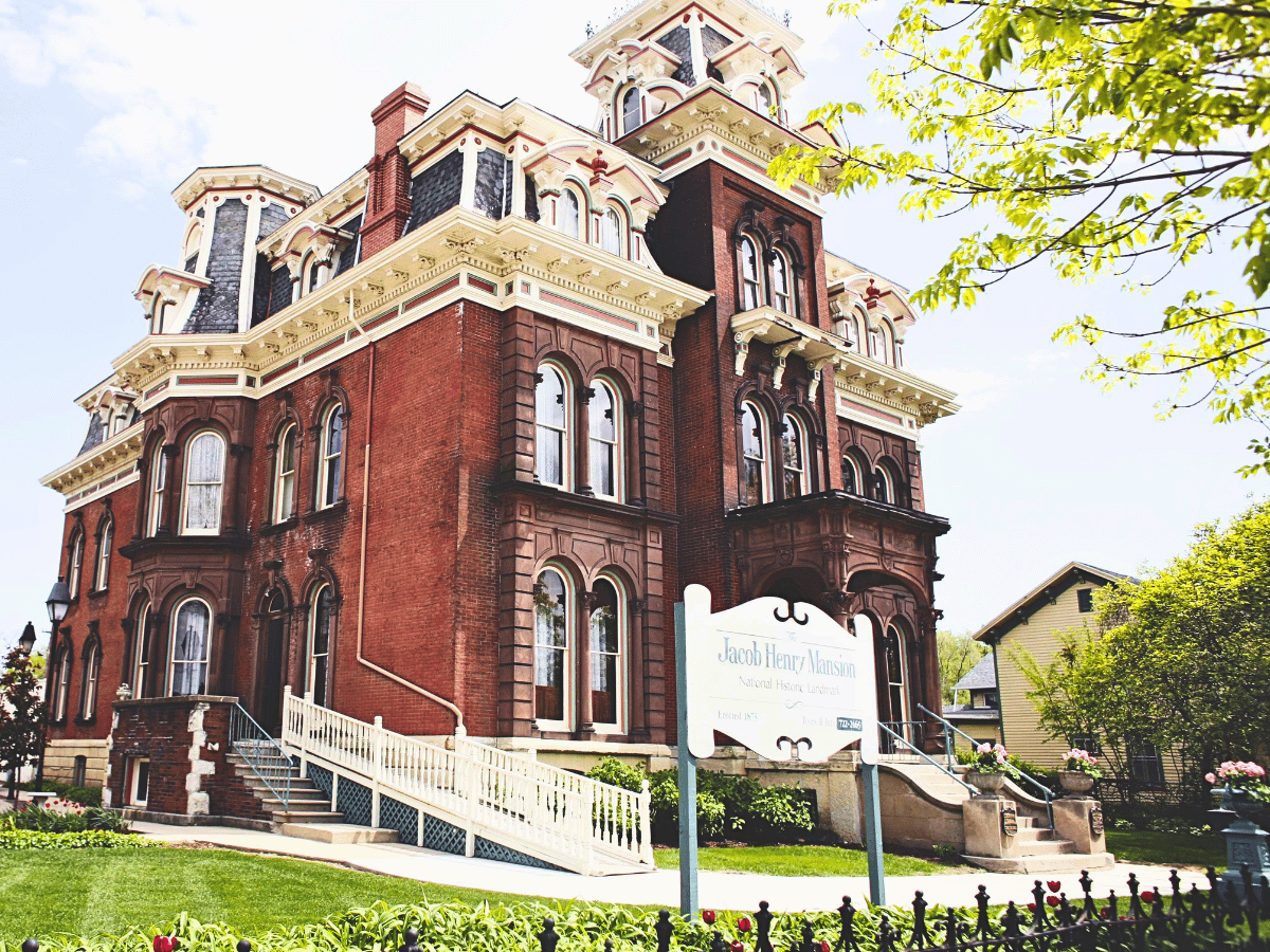 jacob henry mansion exterior building young kollar wedding