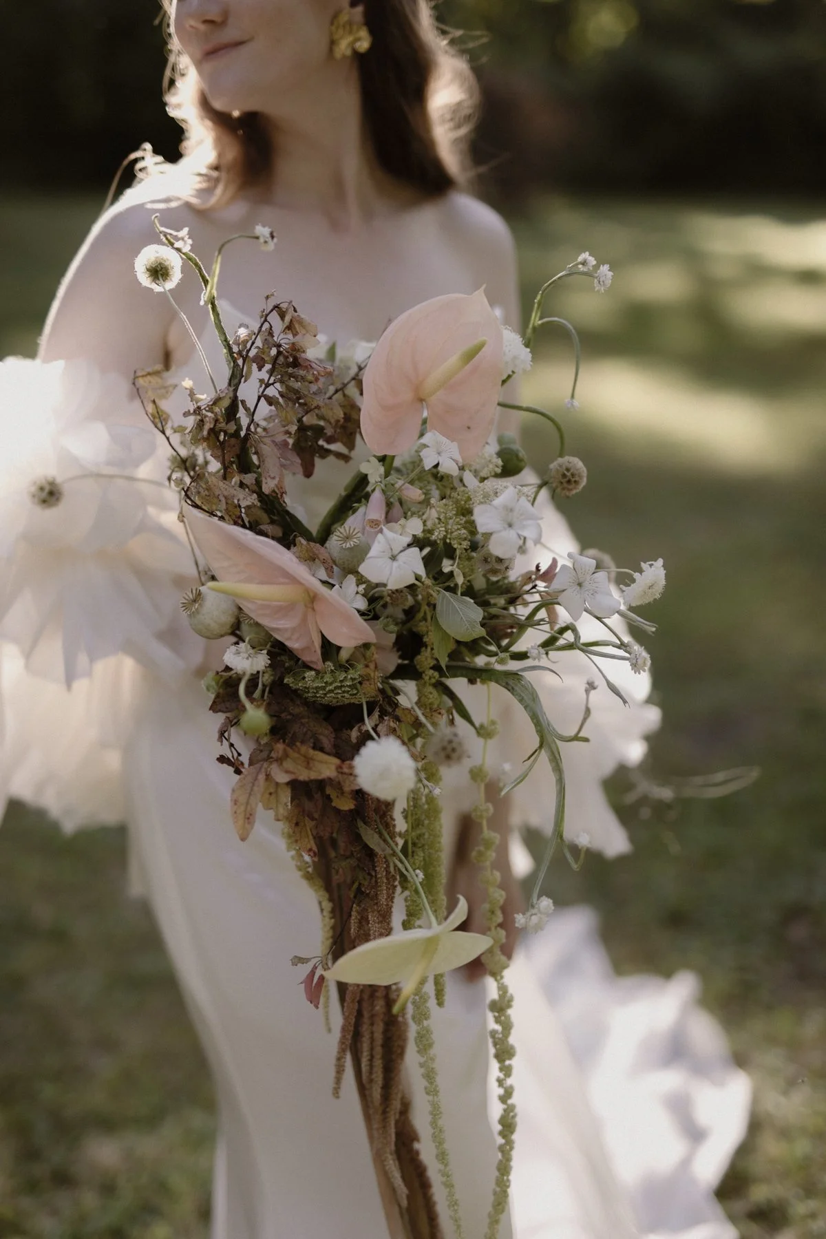 fashion forward editorial capture of bride in a destination wedding in Europe