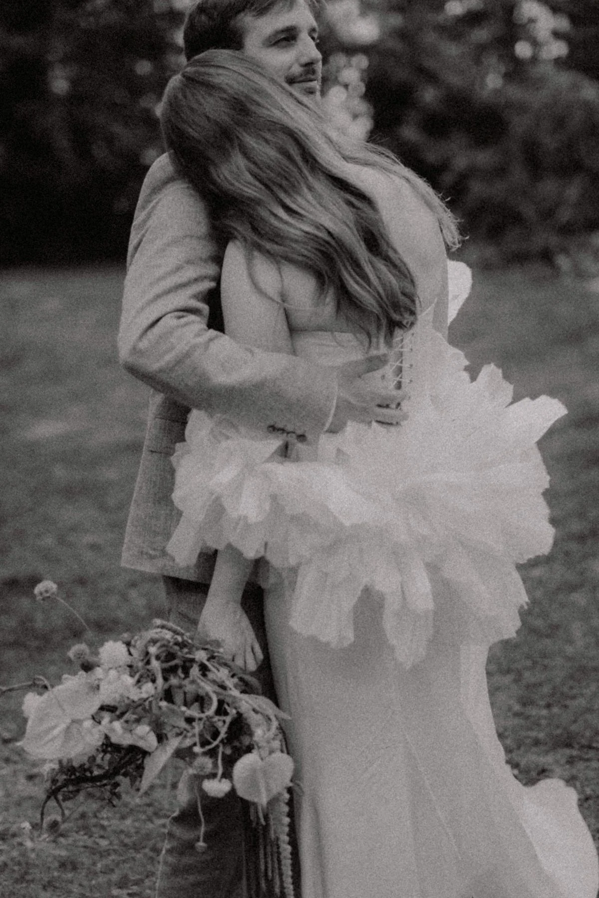 Unposed wedding photography capturing genuine emotion