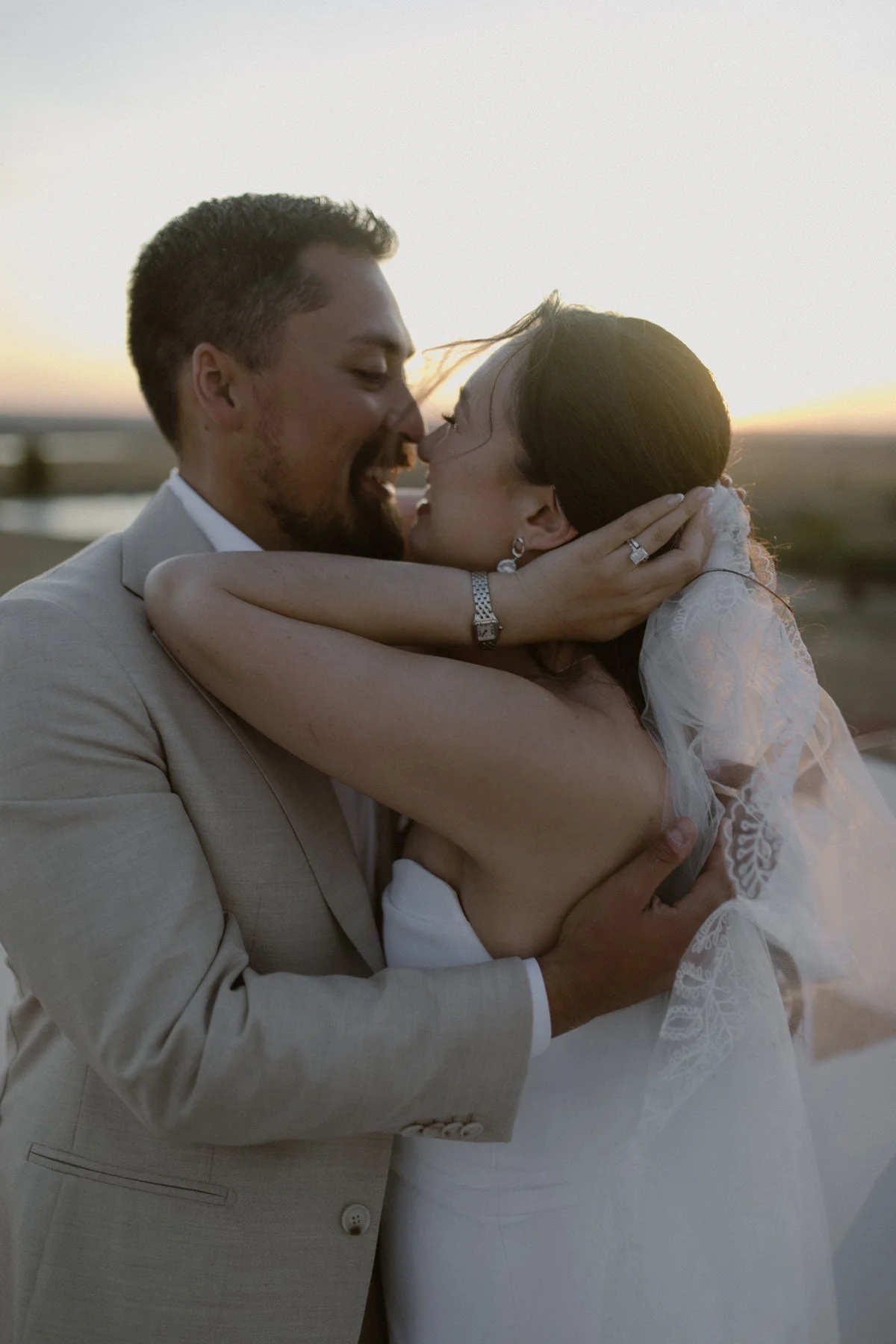 Authentic wedding photography focused on real connection captured in Portugal