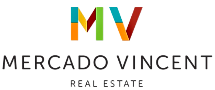 Colorful logo of Mavy Mercado Vincent Real Estate