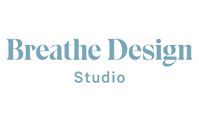 Breathe Design Studio logo in light blue text.