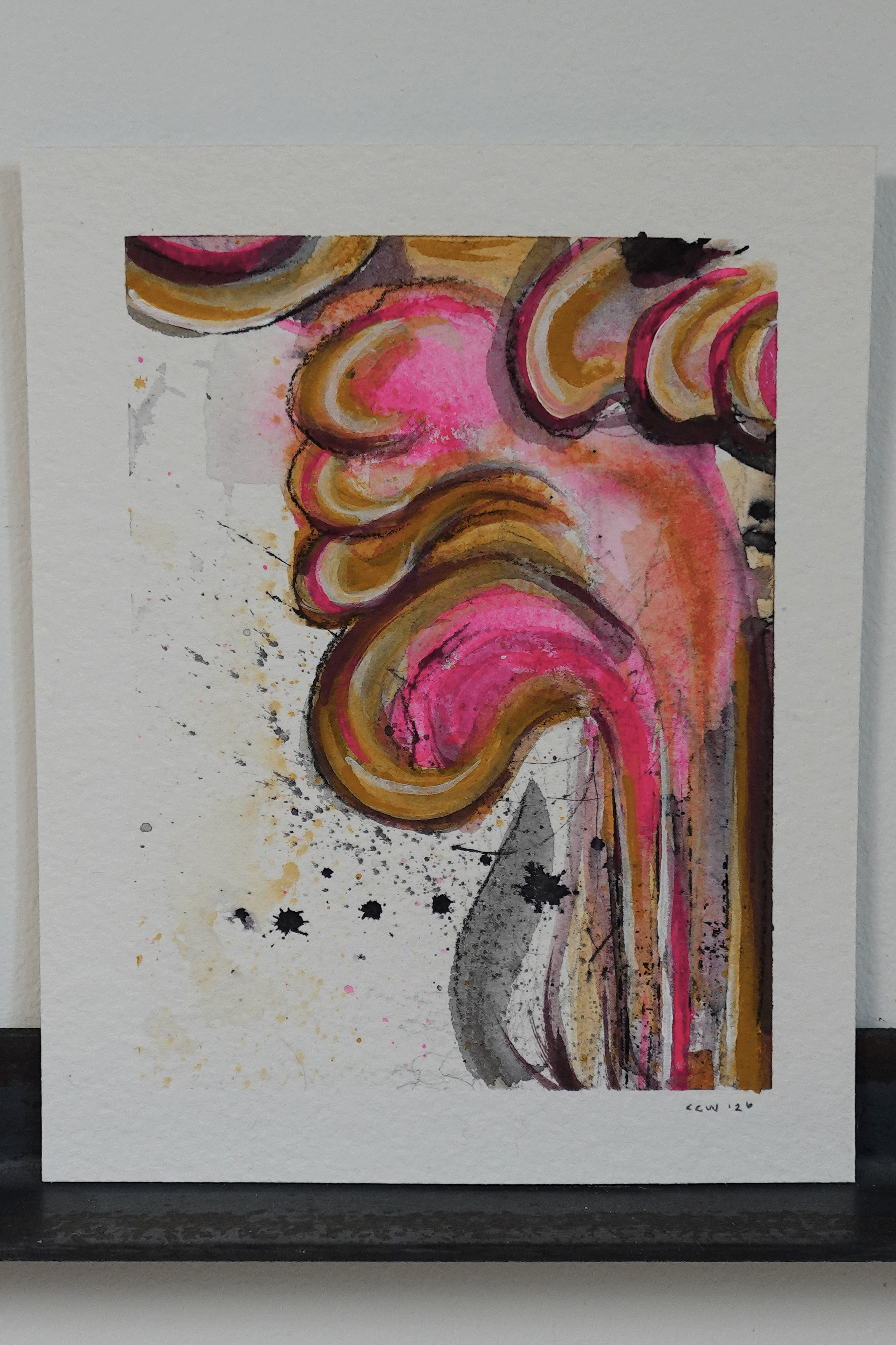caroline wallace mixed media artwork