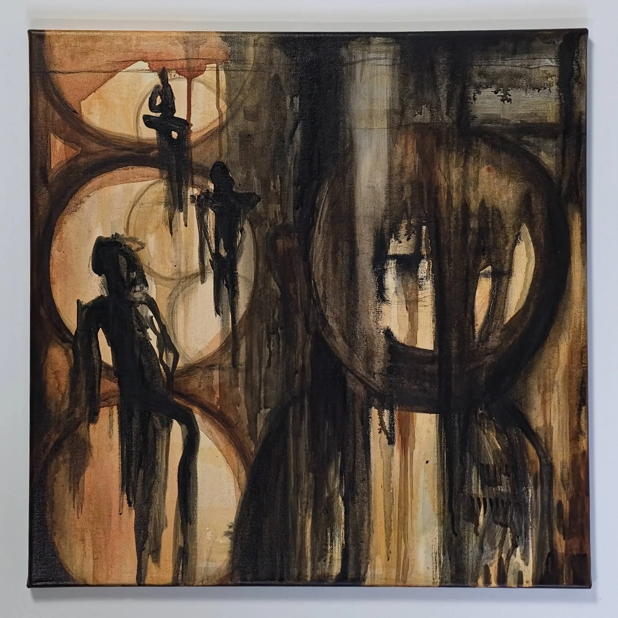 Mixed media work by Caroline C Wallace _The Eleventh Hour 01