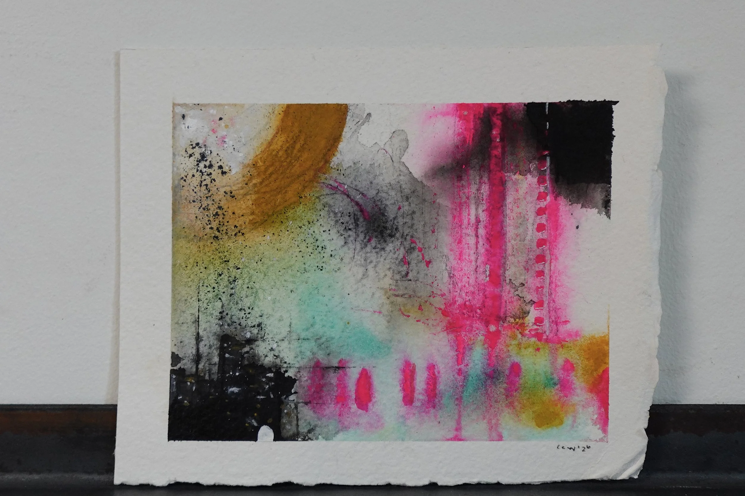 caroline wallace mixed media artwork