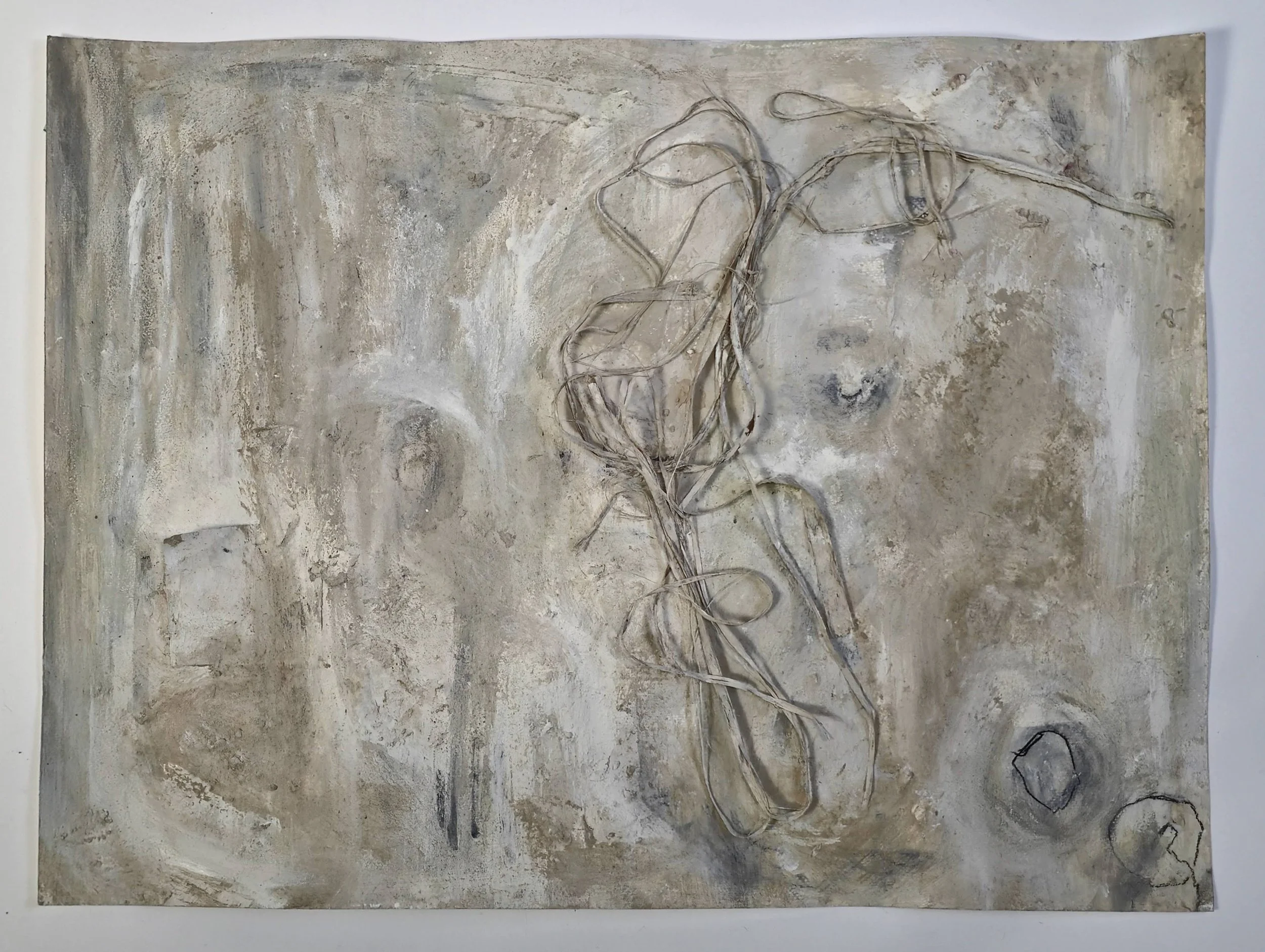 abstract mixed media art by artist and architectural designer, Caroline Wallace.