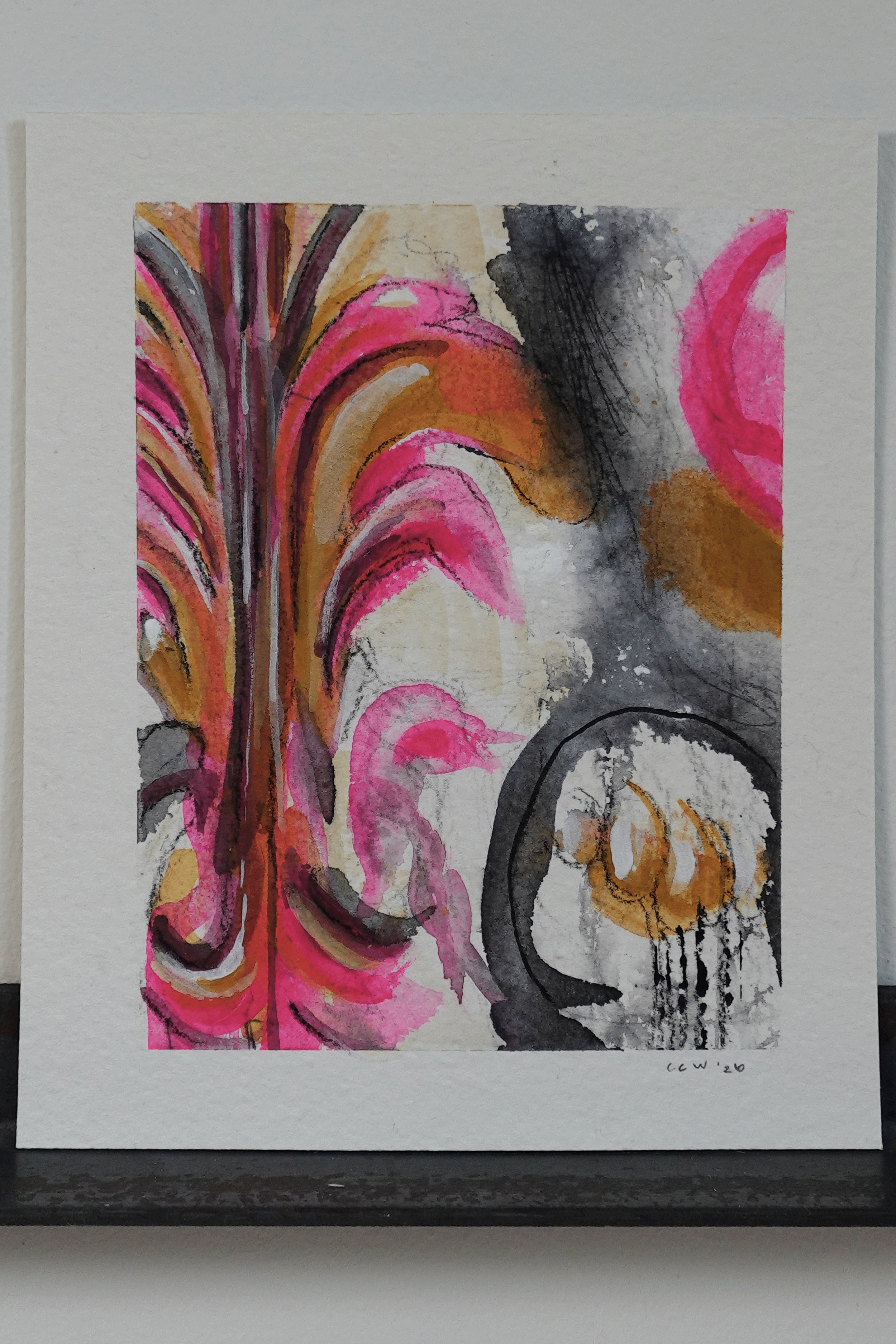 caroline wallace mixed media artwork
