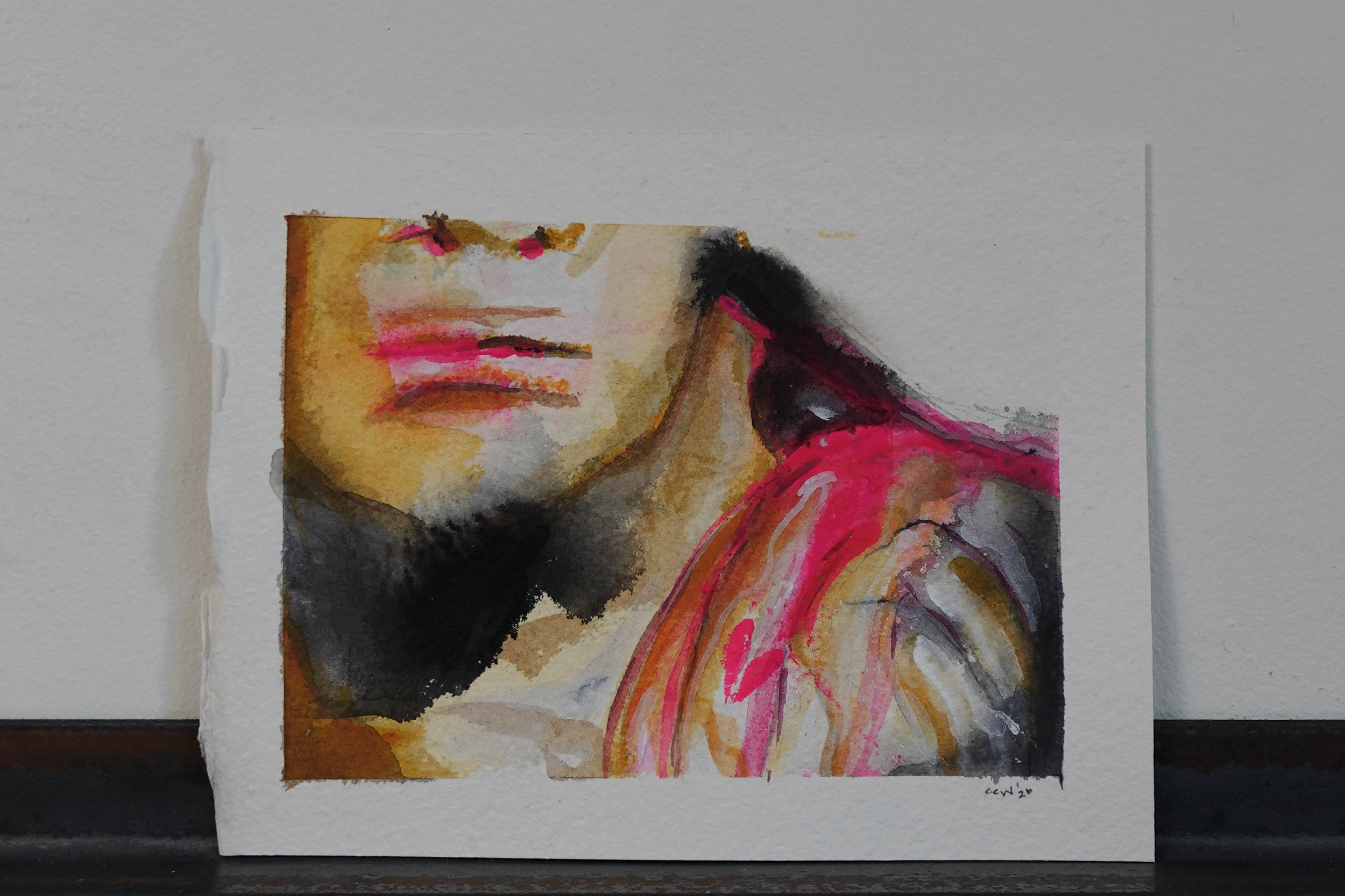 caroline wallace mixed media artwork
