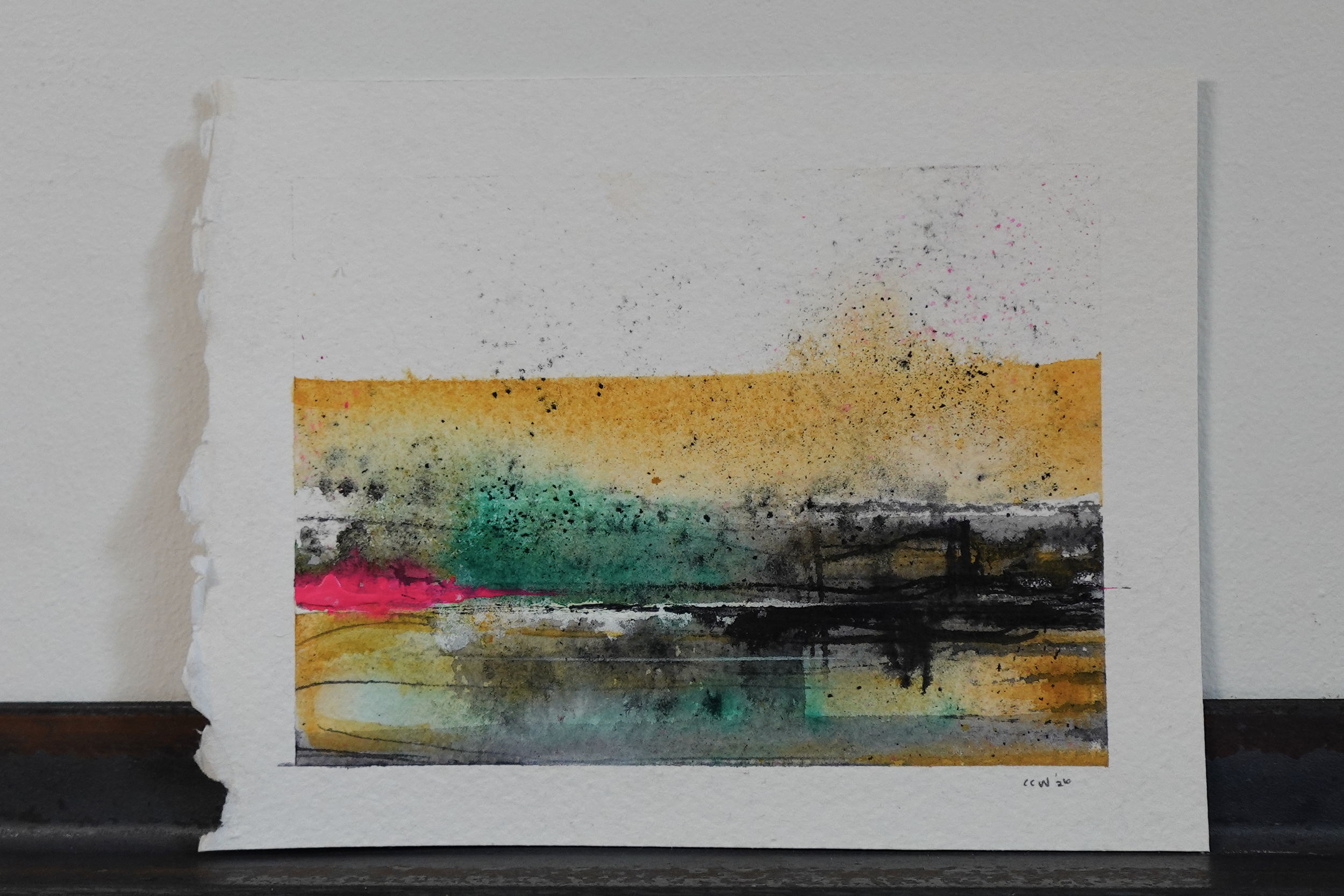 caroline wallace mixed media artwork